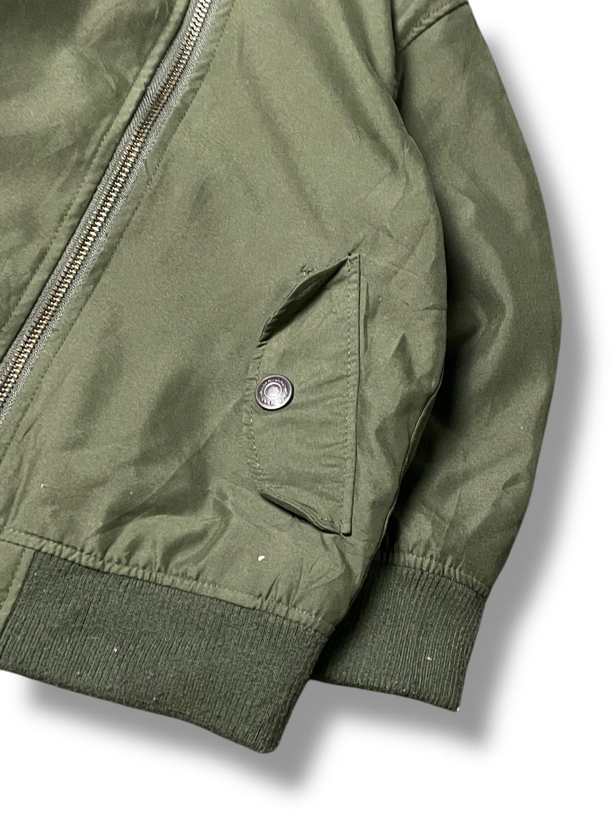 Japanese Brand × Vintage BREEZE MA-1 KIDS BOMBER JACKET (87) Size US XXS / EU 40 - 3 Thumbnail