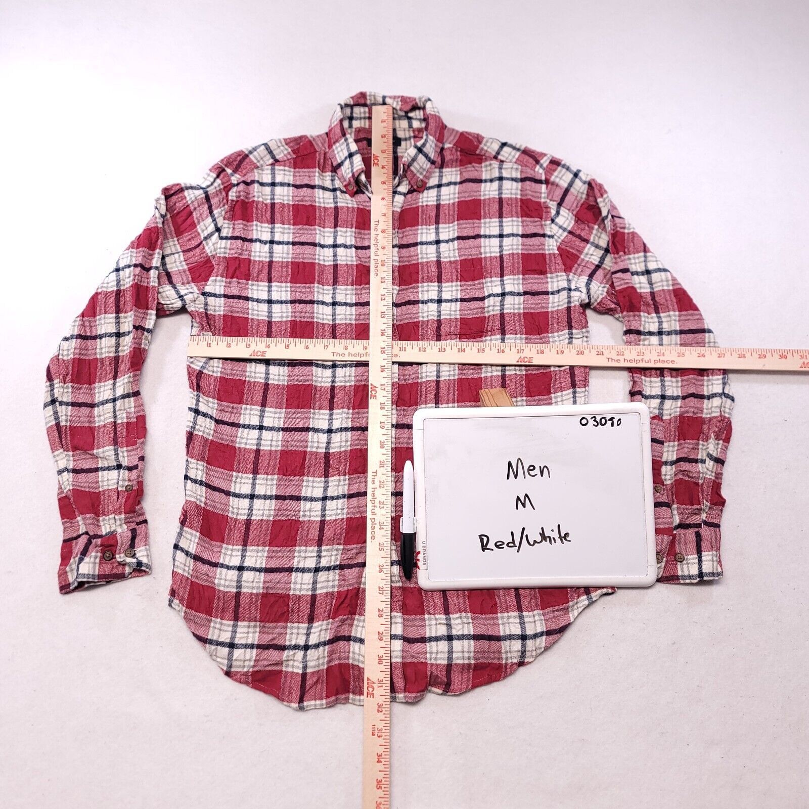 Croft & Barrow Croft & Barrow Tartan Flannel Shirt Mens Size Medium M Red Size US M / EU 48-50 / 2 - 6 Thumbnail