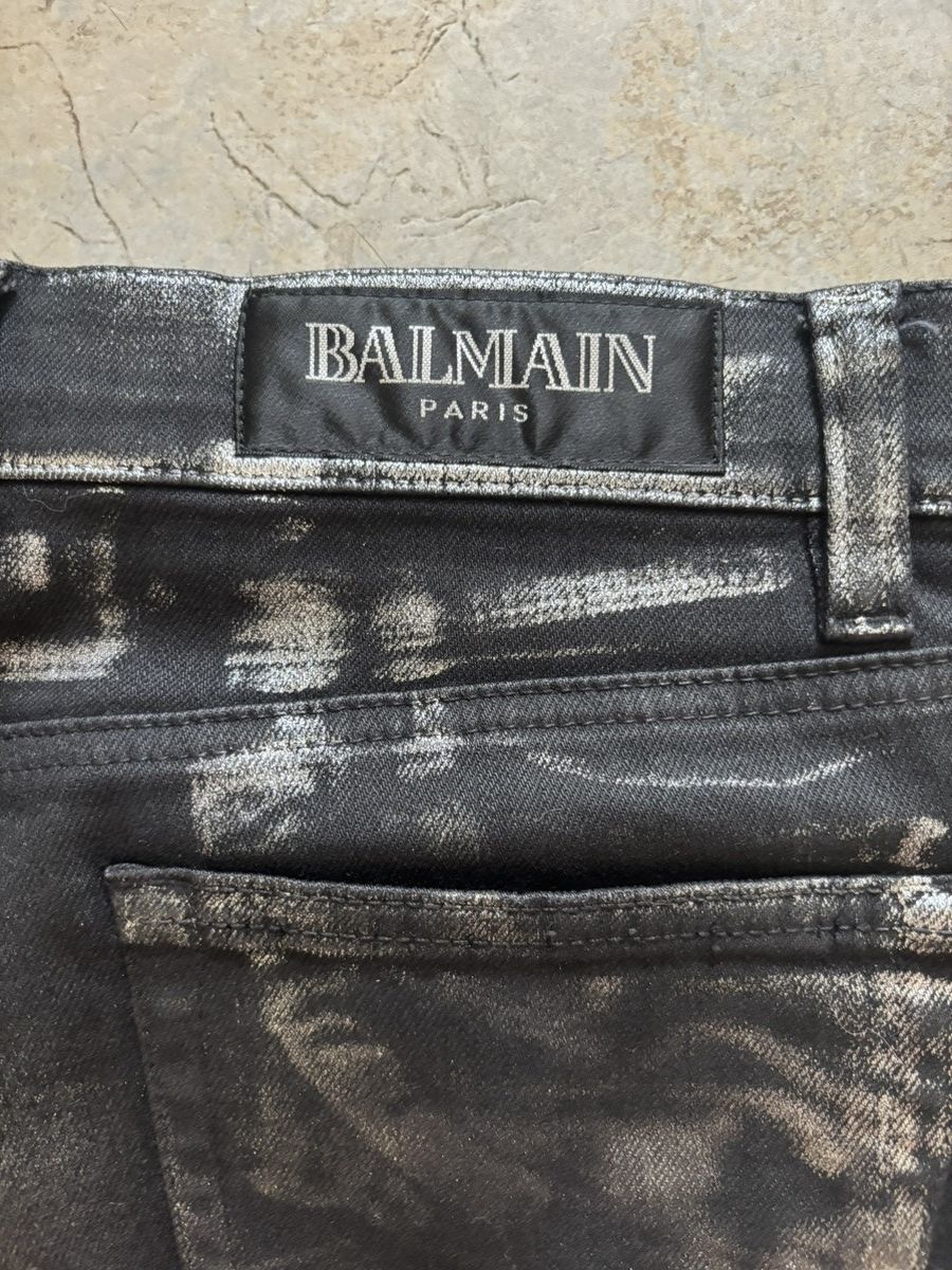 Balmain Balmain Waxed Eagle coin Denim SS11 By Decarnin Size US 32 / EU 48 - 5 Thumbnail