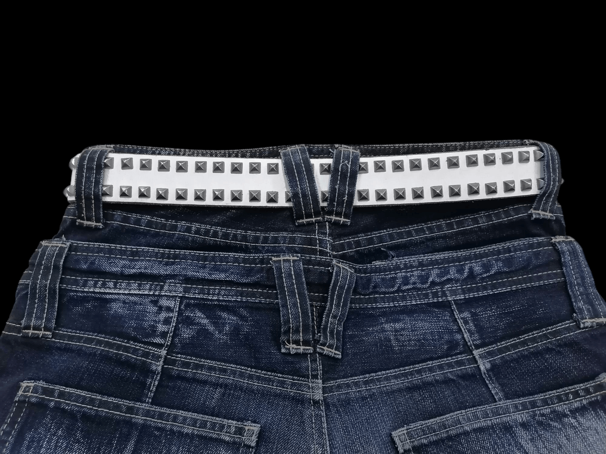 14th Addiction × Hysteric Glamour × If Six Was Nine Japan Leather Craft Studded Spike Belts Size ONE SIZE - 4 Thumbnail