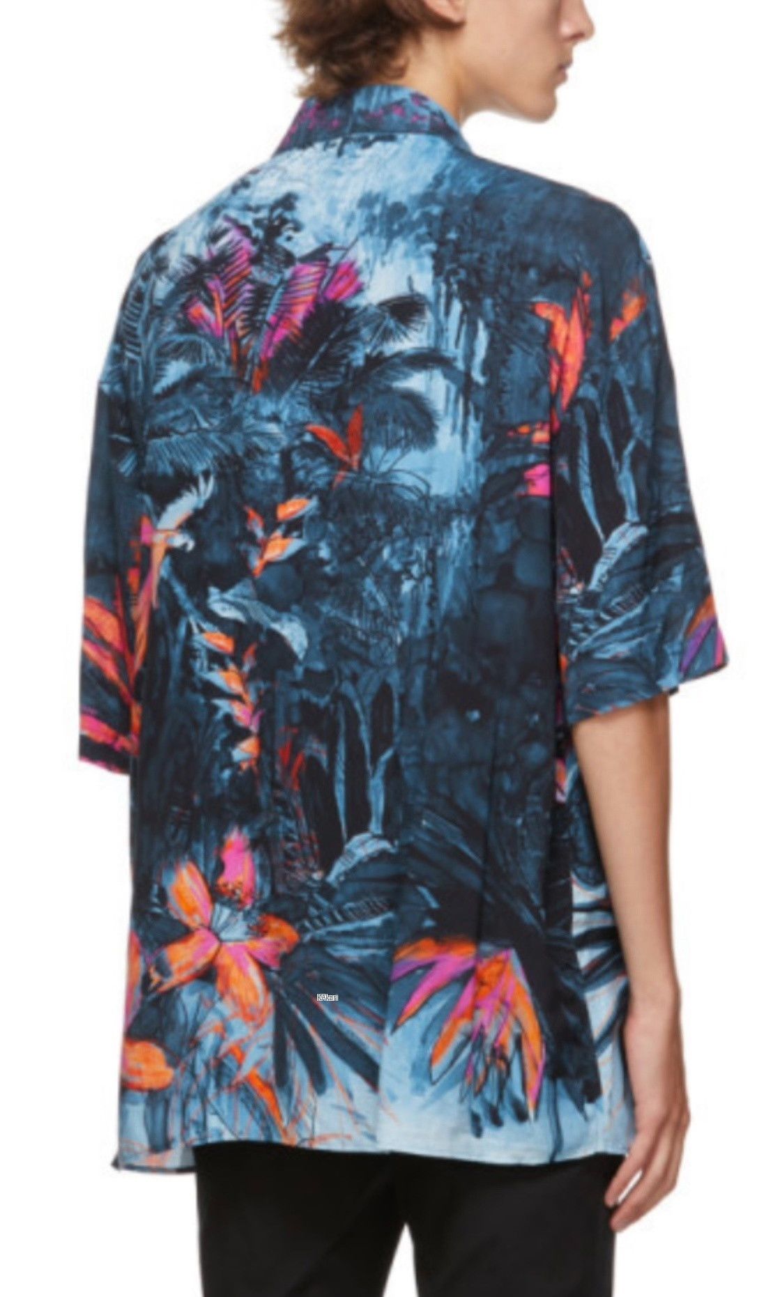 Valentino Valentino Jungle Print Short-Sleeve Shirt Size US M / EU 48-50 / 2 - 3 Thumbnail