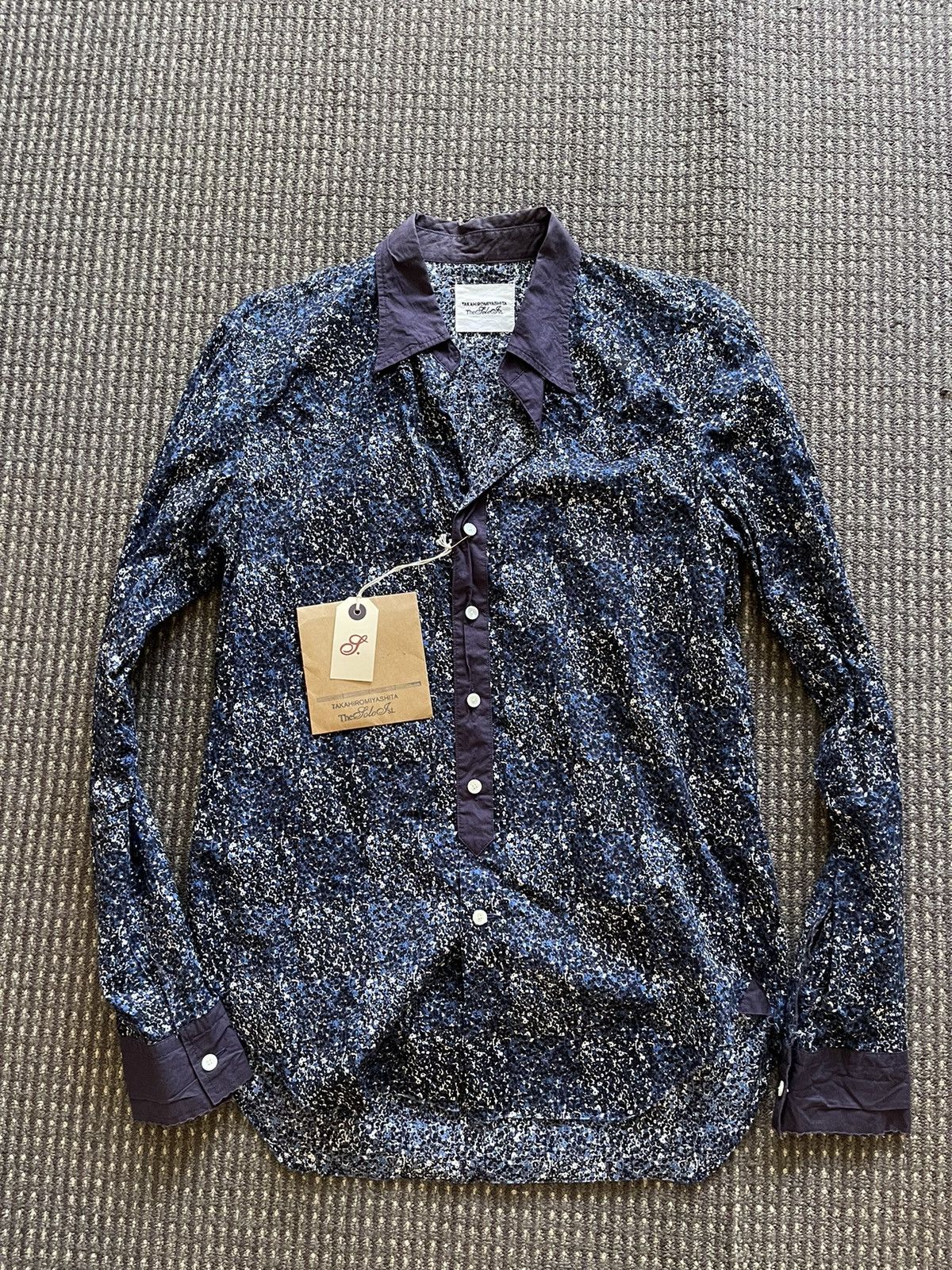 Takahiromiyashita The Soloist. TheSoloist Flower Print Shirt Size US M / EU 48-50 / 2 - 1 Thumbnail