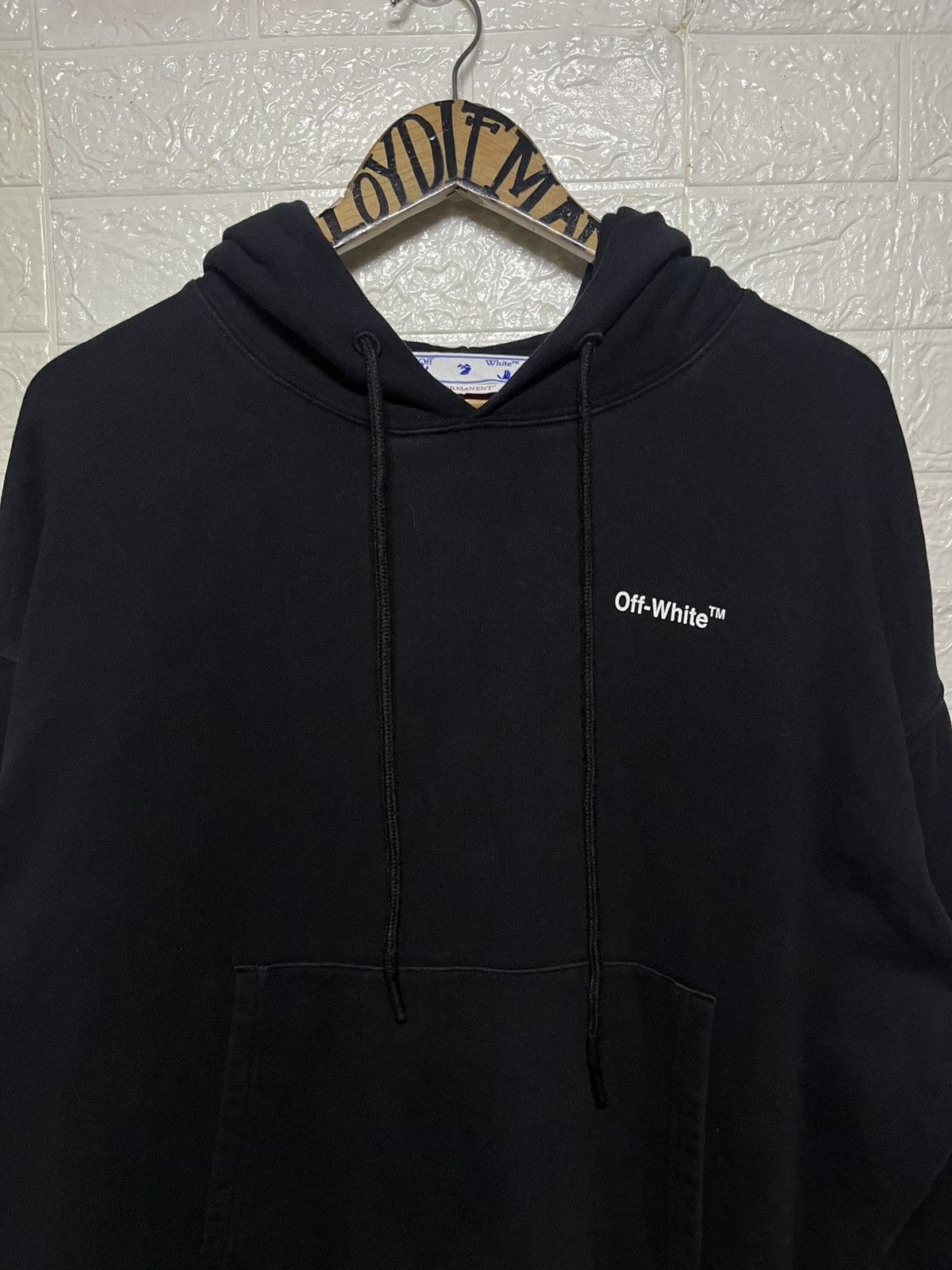 Off-White OFF WHITE BY VIRGIL ABLOH BLACK CARAVAGGIO ARROW HOODIE Size US L / EU 52-54 / 3 - 4 Thumbnail