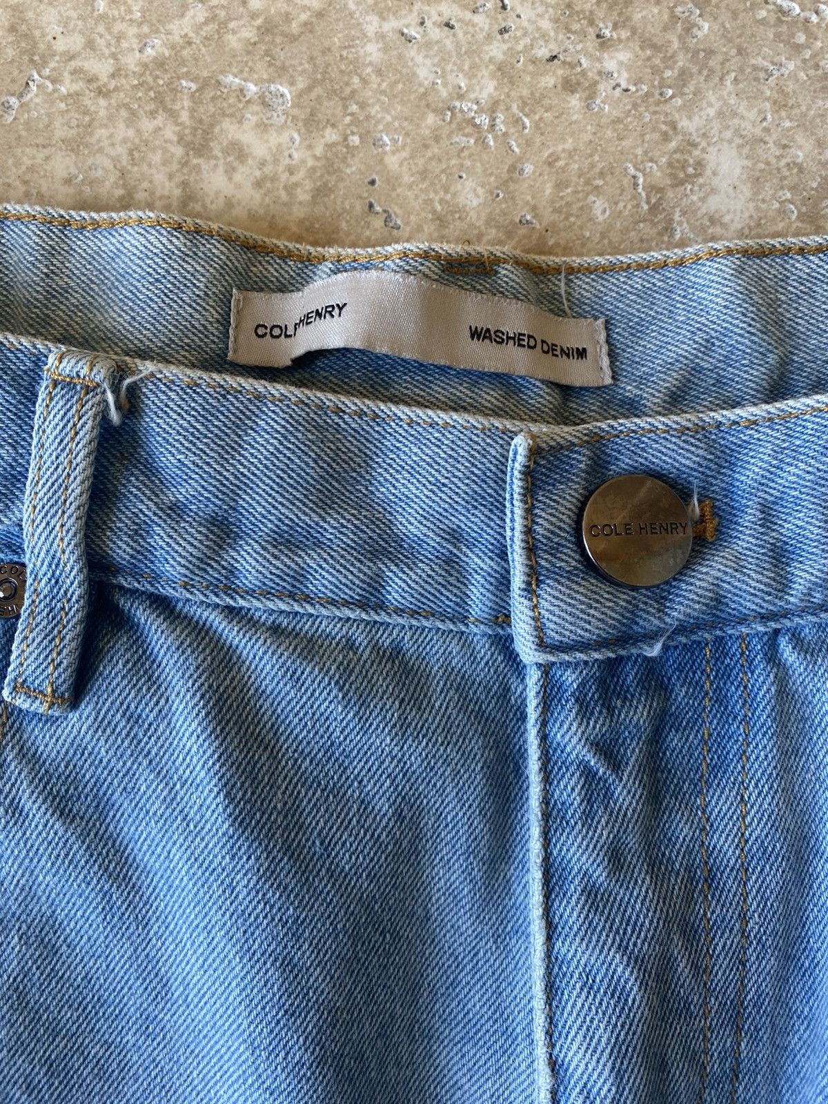 Cole Henry Cole Henry Washed Denim Blue Jeans Mens 32 Size US 32 / EU 48 - 3 Thumbnail