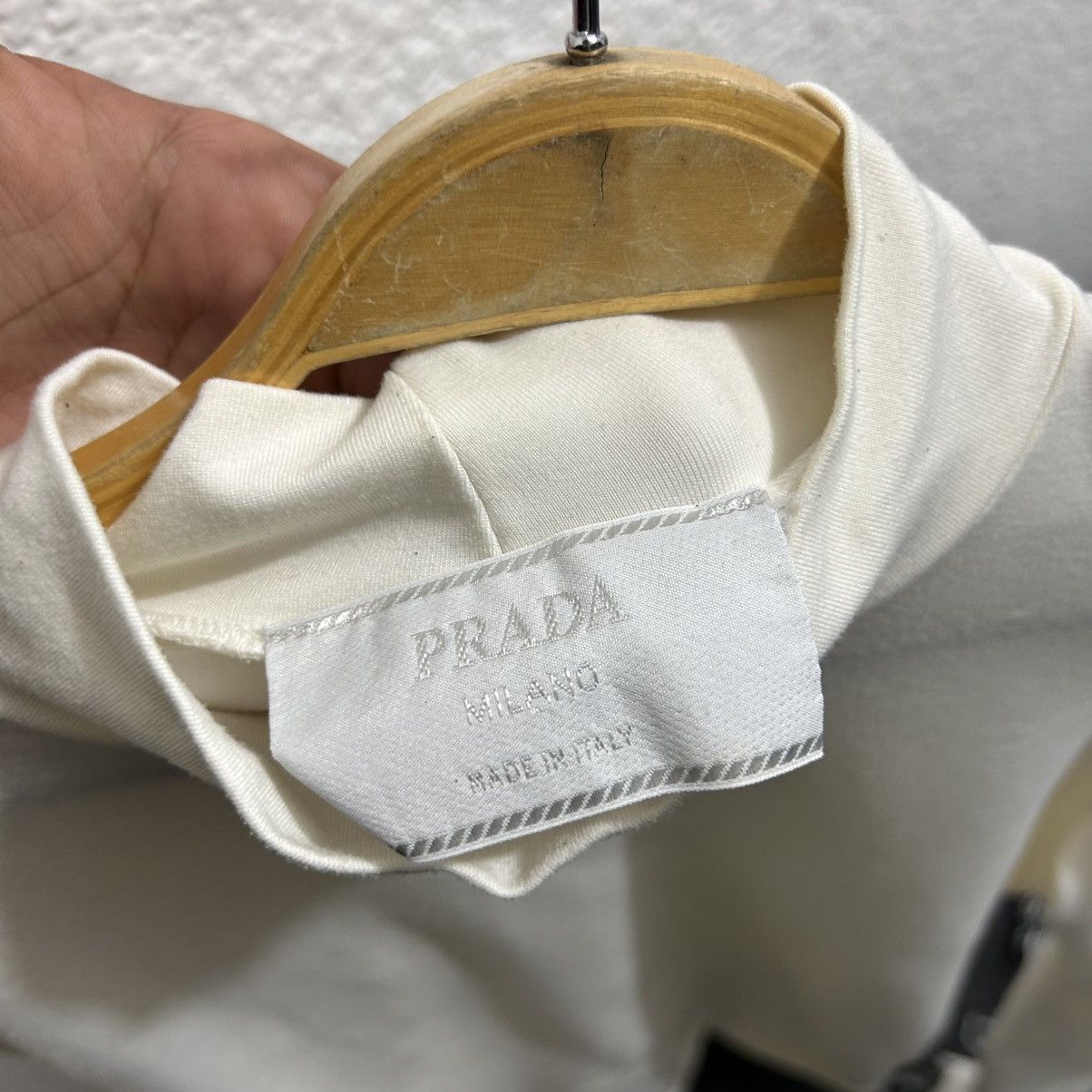 Designer × Prada PRADA TURTLE NECK LONG SLEEVE SHIRT Size US L / EU 52-54 / 3 - 4 Thumbnail