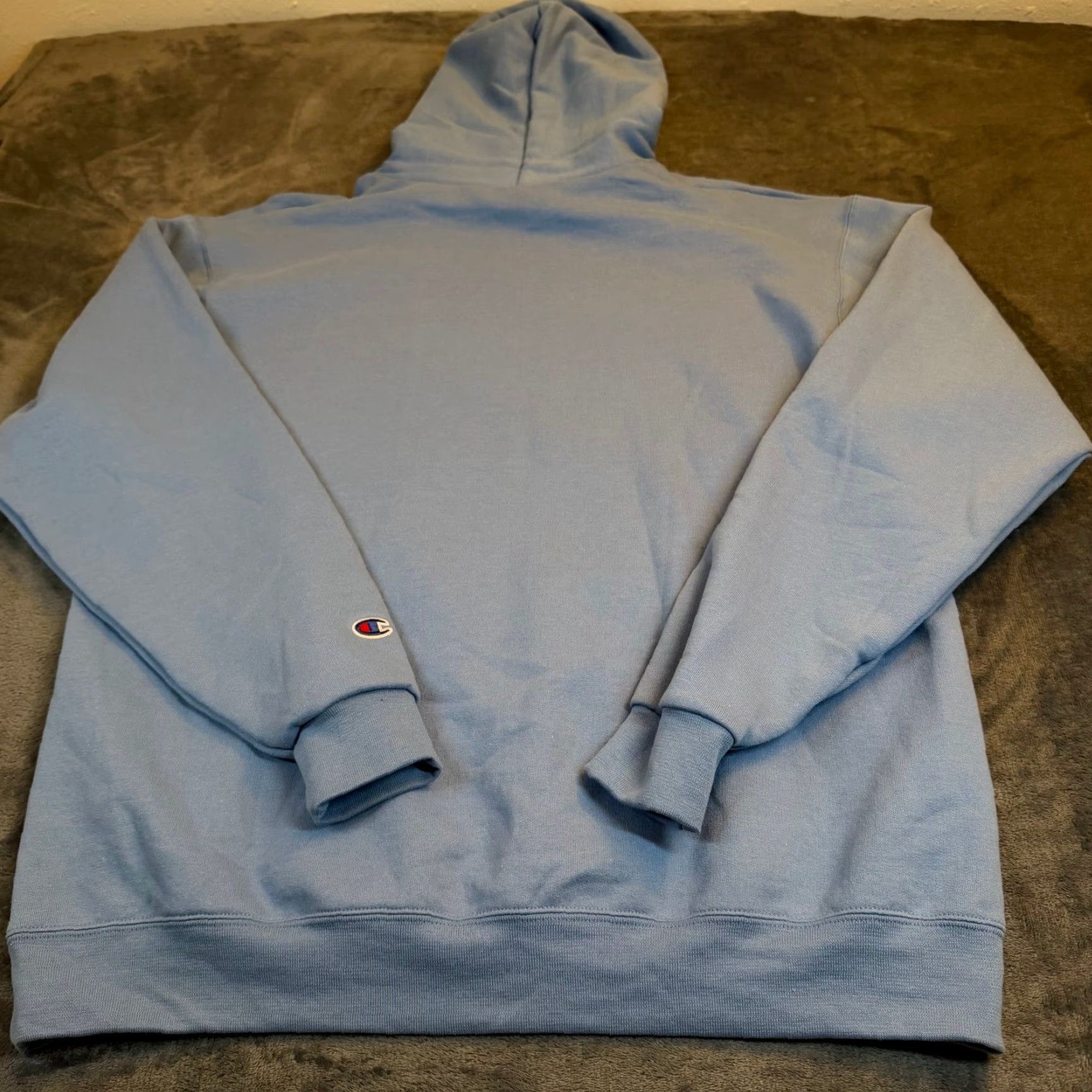 Champion Champion Hoodie Mens L Blue Graphic Print Hooded Pockets All Seasons Door County WI Great Lakes Nautical Souvenir Vintage: No Size US L / EU 52-54 / 3 - 4 Thumbnail