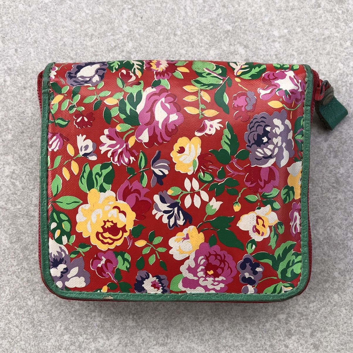 Kenzo Vintage Kenzo Floral Printed Leather Wallet Size ONE SIZE - 5 Thumbnail