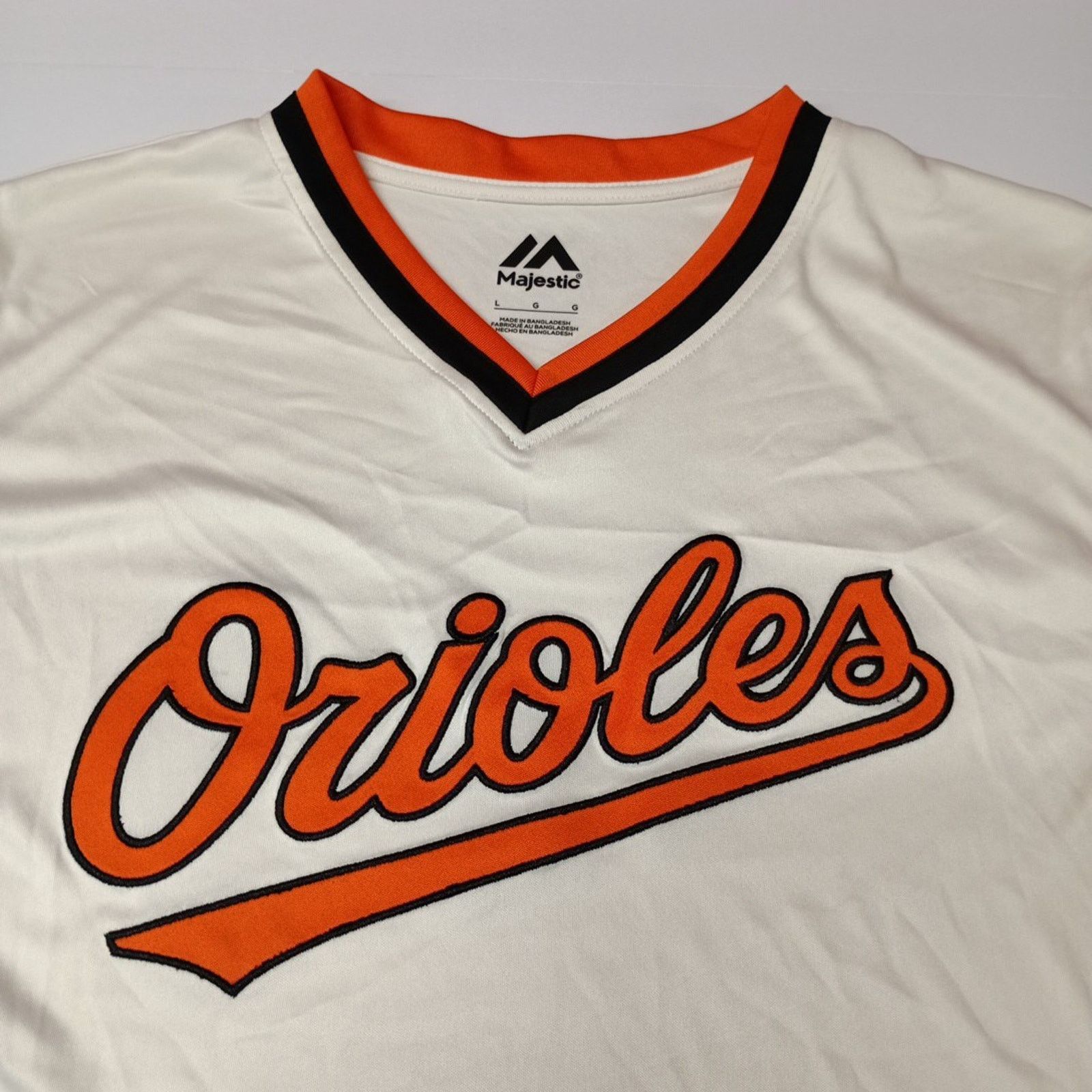 Majestic Baltimore Orioles White Men’s MLB Jersey Size L Majestic Size US L / EU 52-54 / 3 - 2 Thumbnail