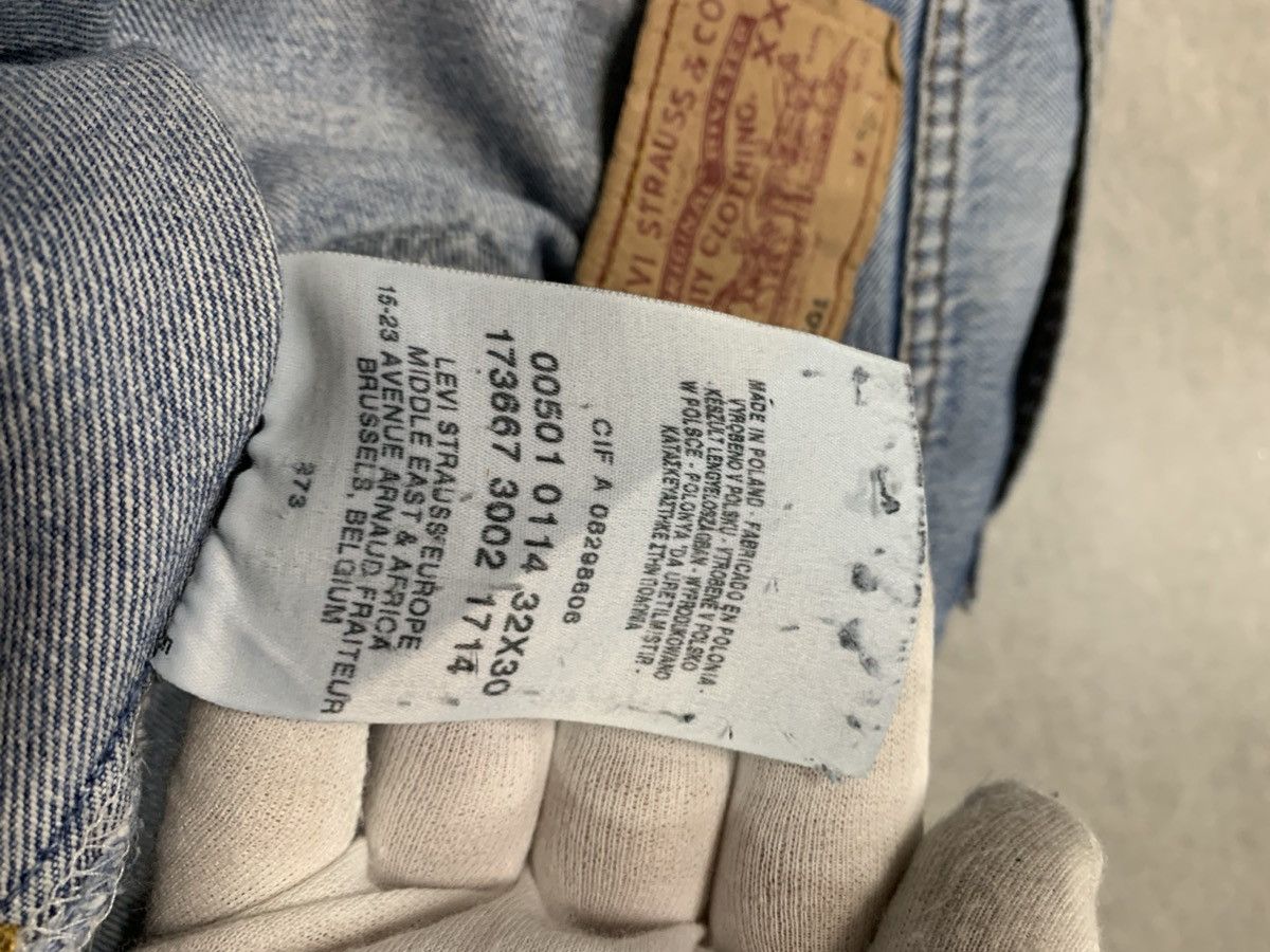 Levi's Vintage Clothing Y2k vintage 00s blue Faded Levi 501 Denim jean trousers Size US 30 / EU 46 - 5 Thumbnail