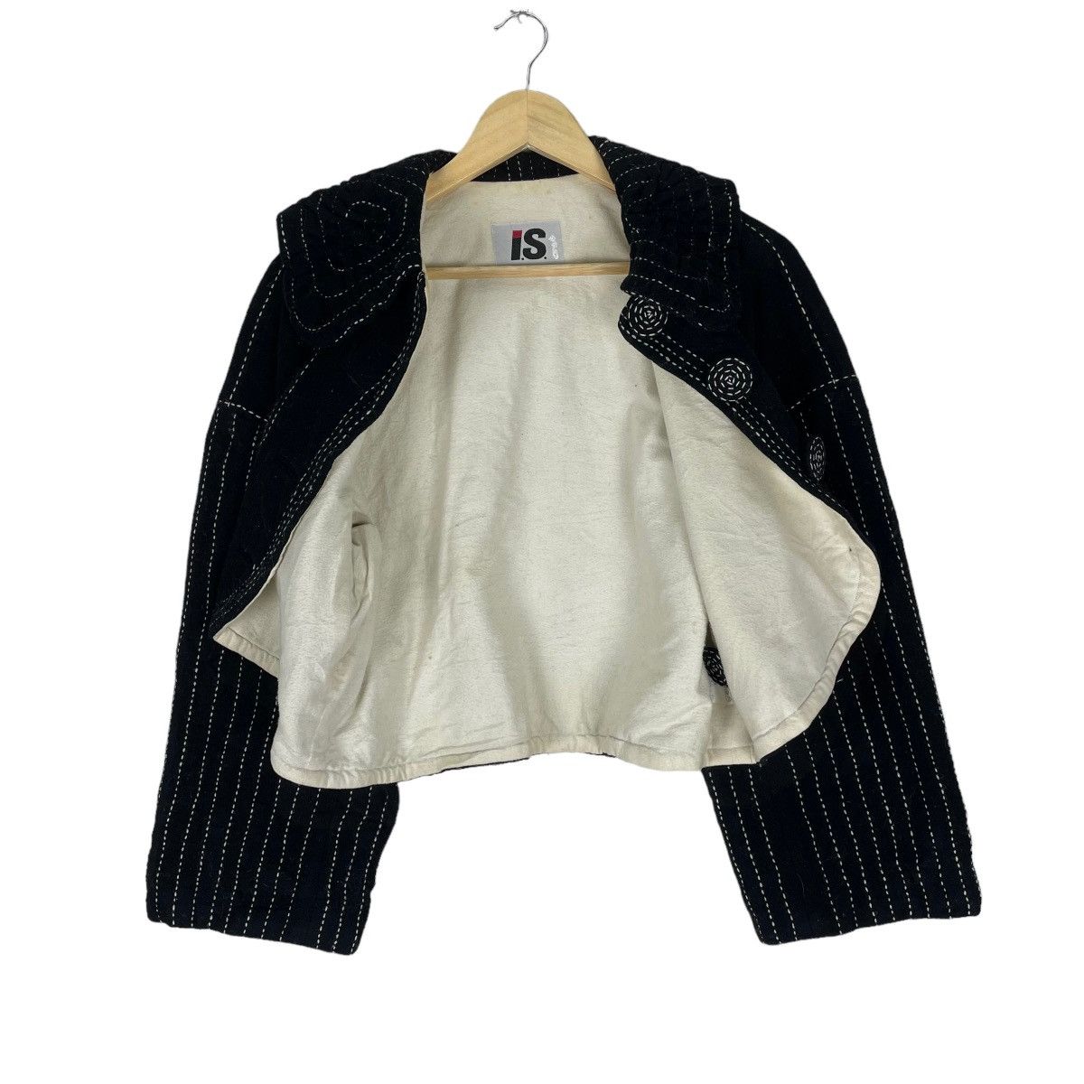 Issey Miyake 🔥ISSEY MIYAKE SASHIKO BORO CROPPED JACKET Size M / US 6-8 / IT 42-44 - 8 Thumbnail