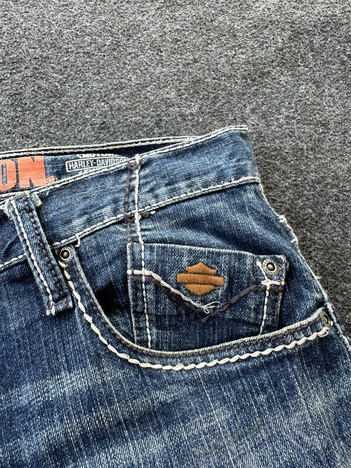 Harley Davidson Harley Davidson Vintage Denim D266 Size US 34 / EU 50 - 10 Thumbnail