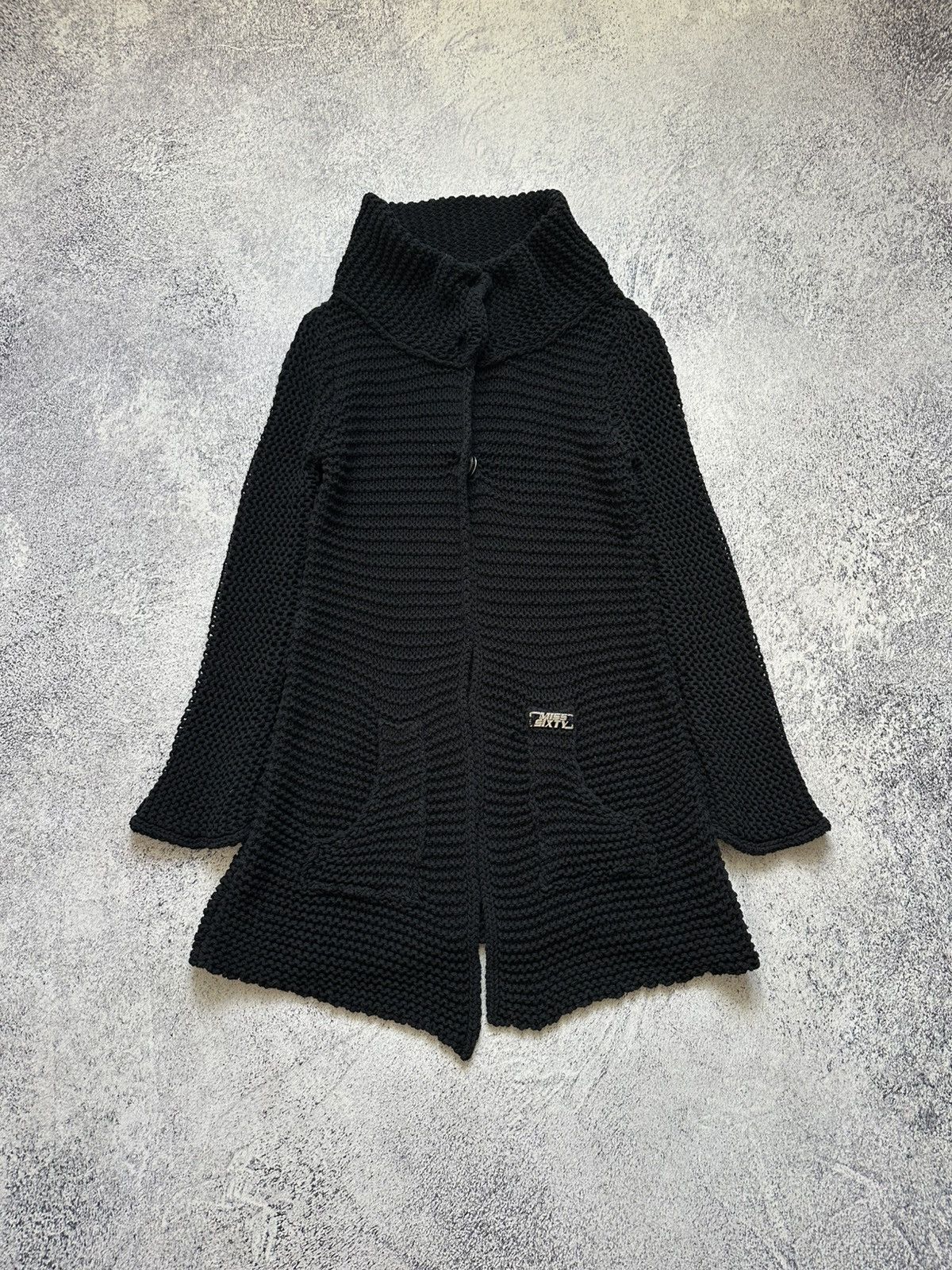 Miss Sixty Vintage Miss Sixty Cable Knit Coat Sexy y2k Awant Garde Size S / US 4 / IT 40 - 5 Thumbnail