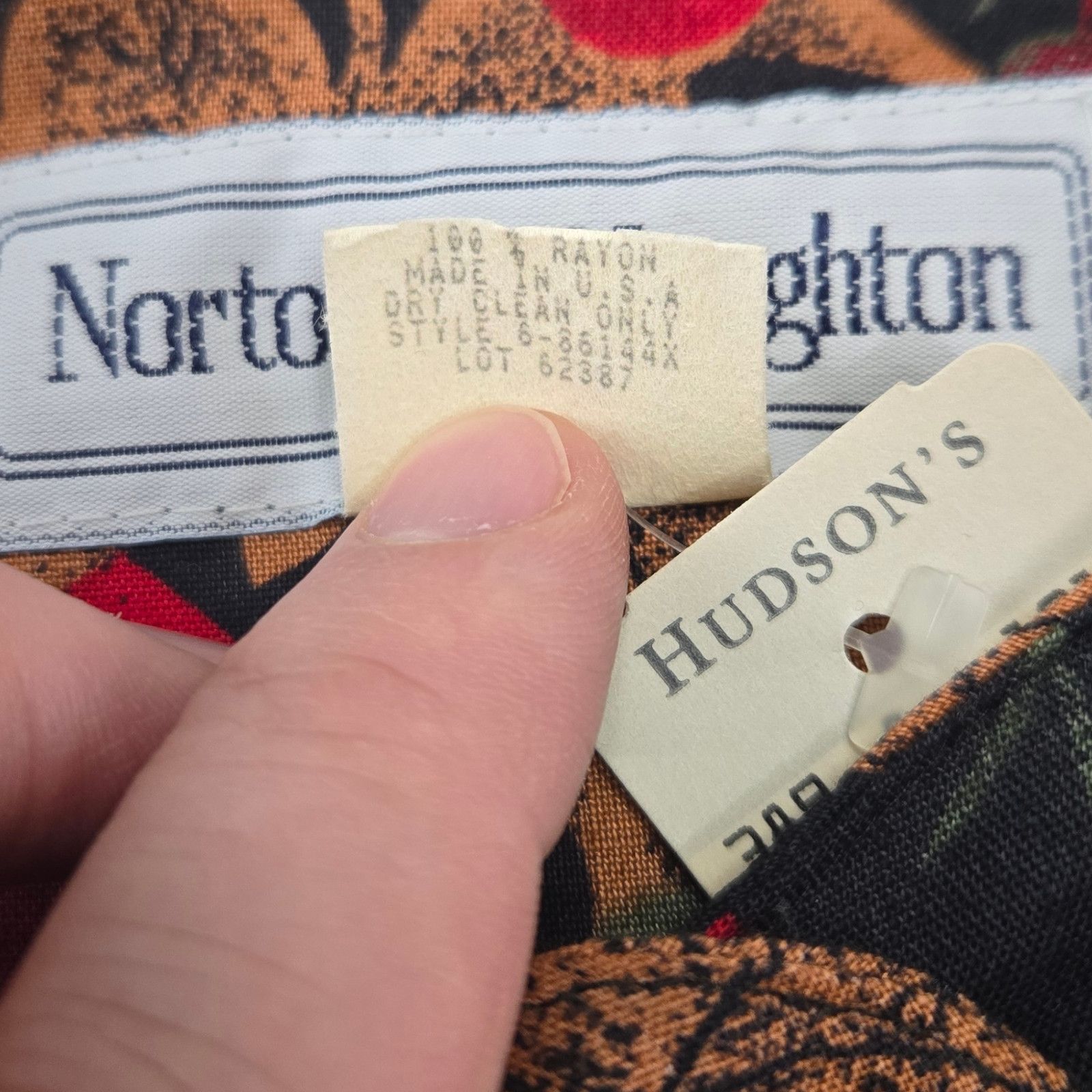 Vintage Vintage 1980s Norton McNaughton NWT Statement Jacket Size XL / US 12-14 / IT 48-50 - 8 Thumbnail