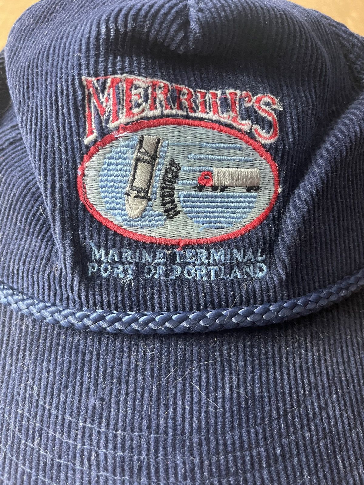 Vintage Vintage Merrill’s Marine Terminal port of portland Hat Size ONE SIZE - 2 Thumbnail