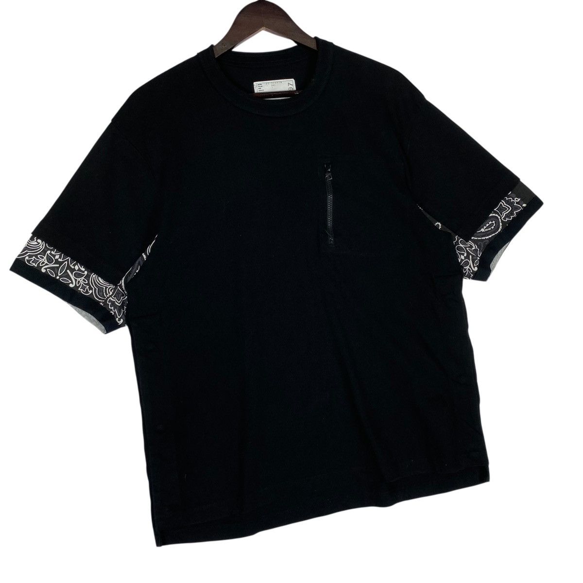 Sacai Sacai SS22 Bandana Pocket T Shirt Size US M / EU 48-50 / 2 - 4 Thumbnail