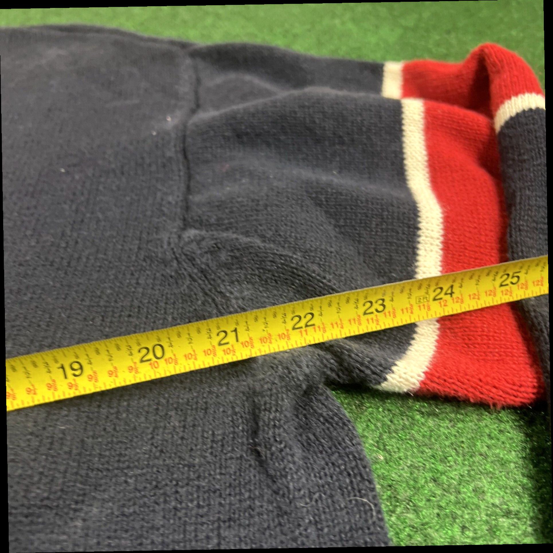 Vintage Vintage Country Seat Navy Blue red white Light Weight Sweater Adult Size L Size US L / EU 52-54 / 3 - 6 Thumbnail