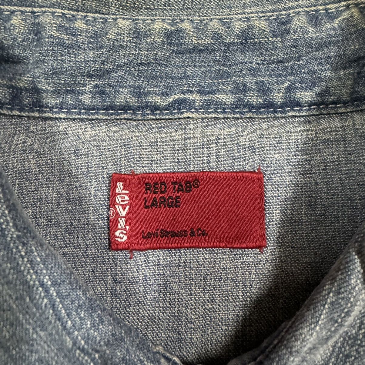 Levi's Vtg🔥Levi’s Red Tab Western Denim Pearl Snap Button Ups Size US L / EU 52-54 / 3 - 12 Thumbnail