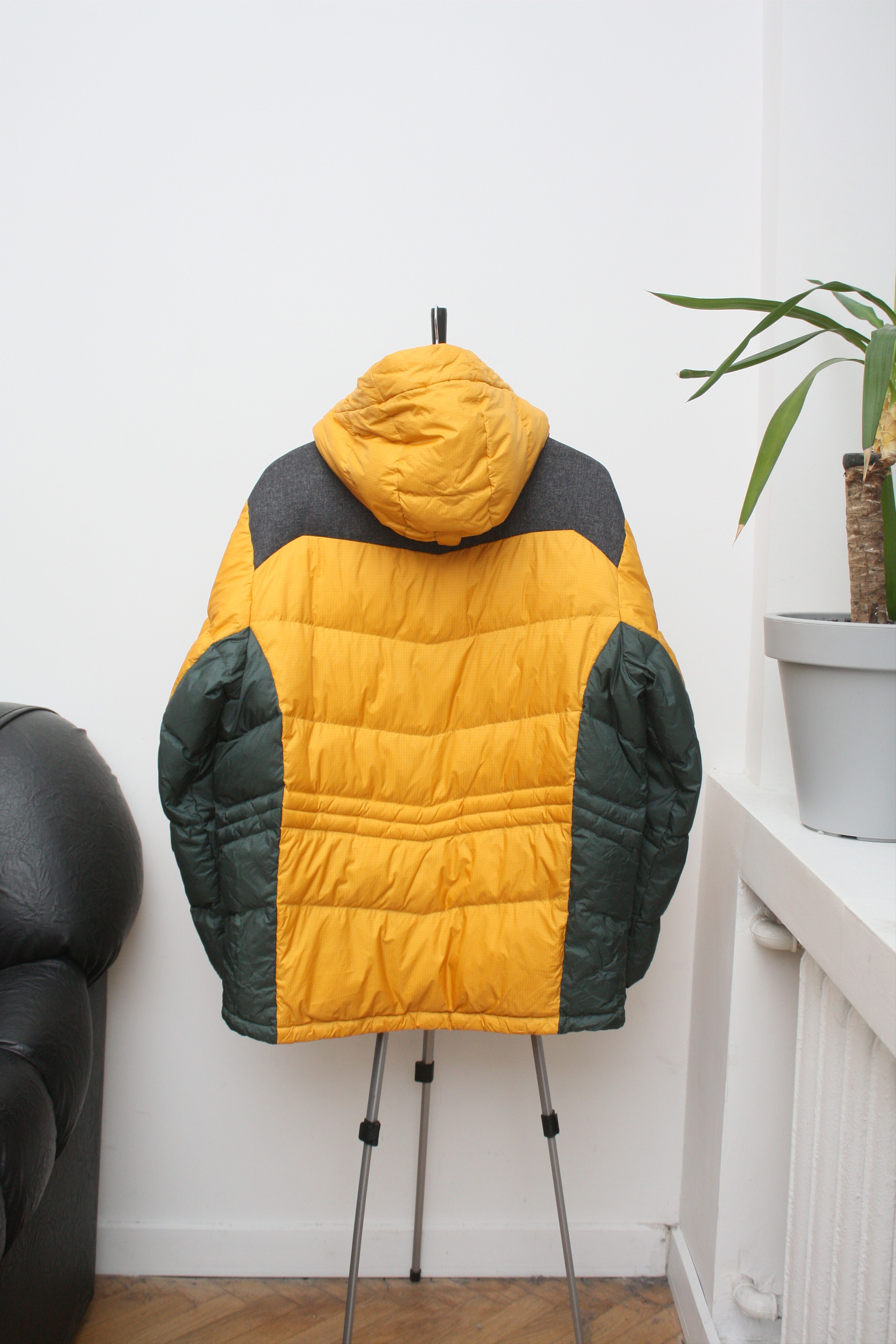 Montbell Montbell Yellow Puffer Down Jacket Men's Large Size US L / EU 52-54 / 3 - 3 Thumbnail