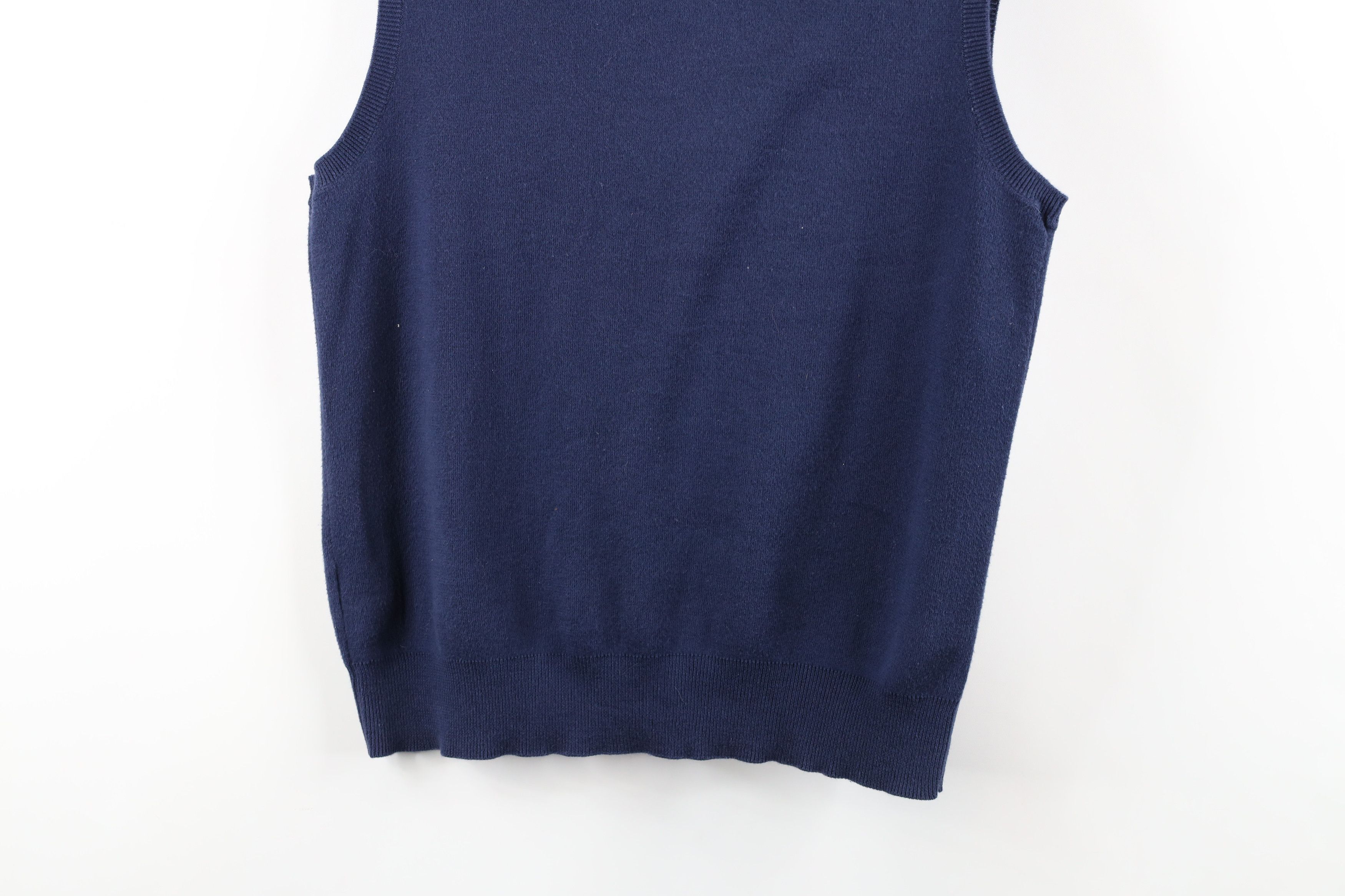 Polo Ralph Lauren Vintage 90s Ralph Lauren Pima Cotton Knit Sweater Vest Blue Size US S / EU 44-46 / 1 - 9 Thumbnail