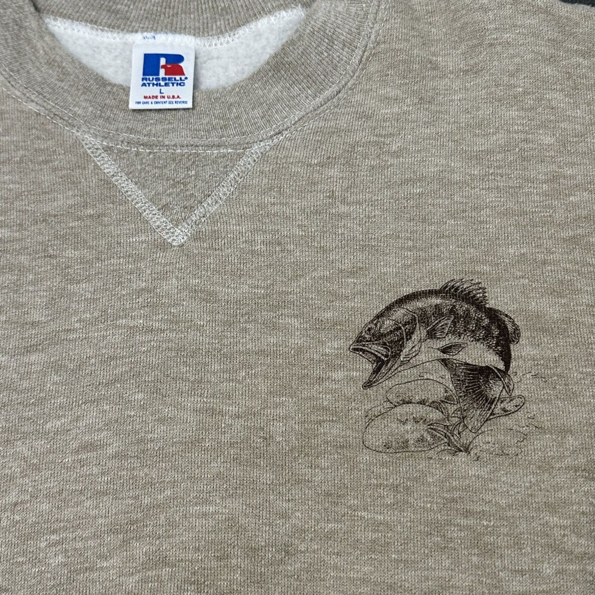 Russell Athletic Crazy vintage 80’s bass fishing Russell Athletic sweater Size US L / EU 52-54 / 3 - 4 Thumbnail