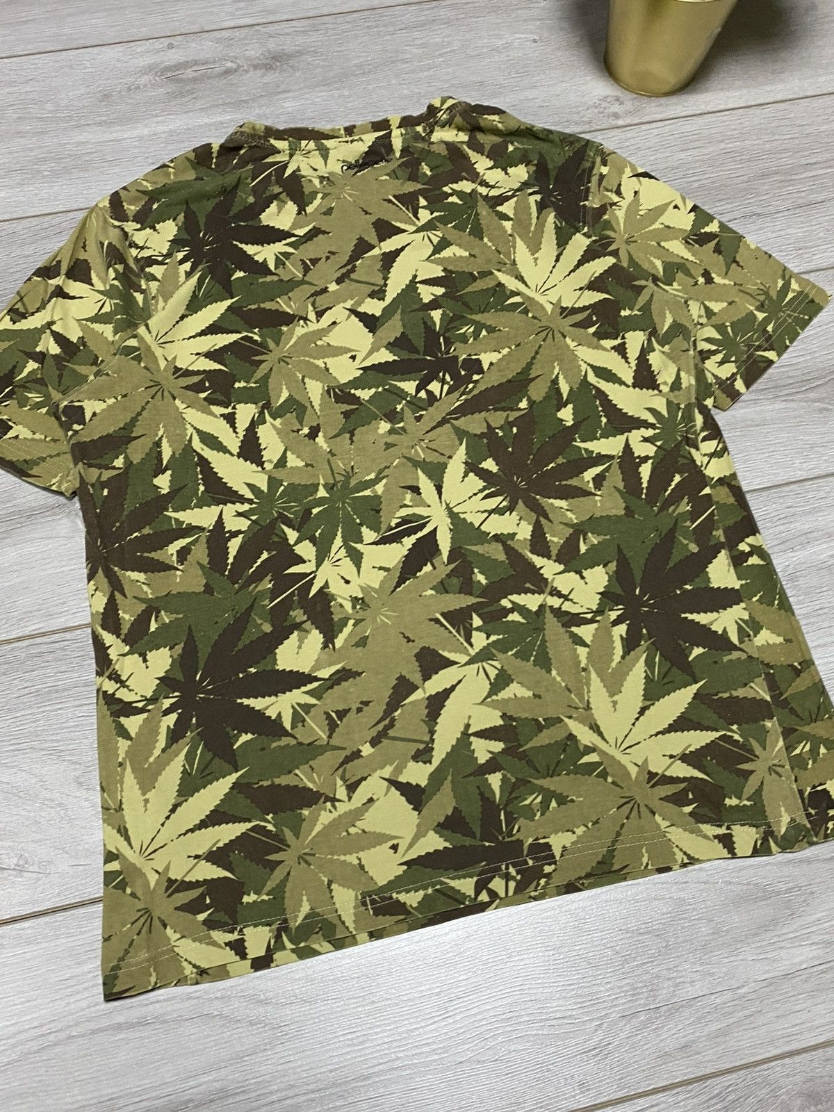 Pelle Pelle Pelle Pelle weed leaves marijuana all over tee shirt Size US L / EU 52-54 / 3 - 9 Thumbnail