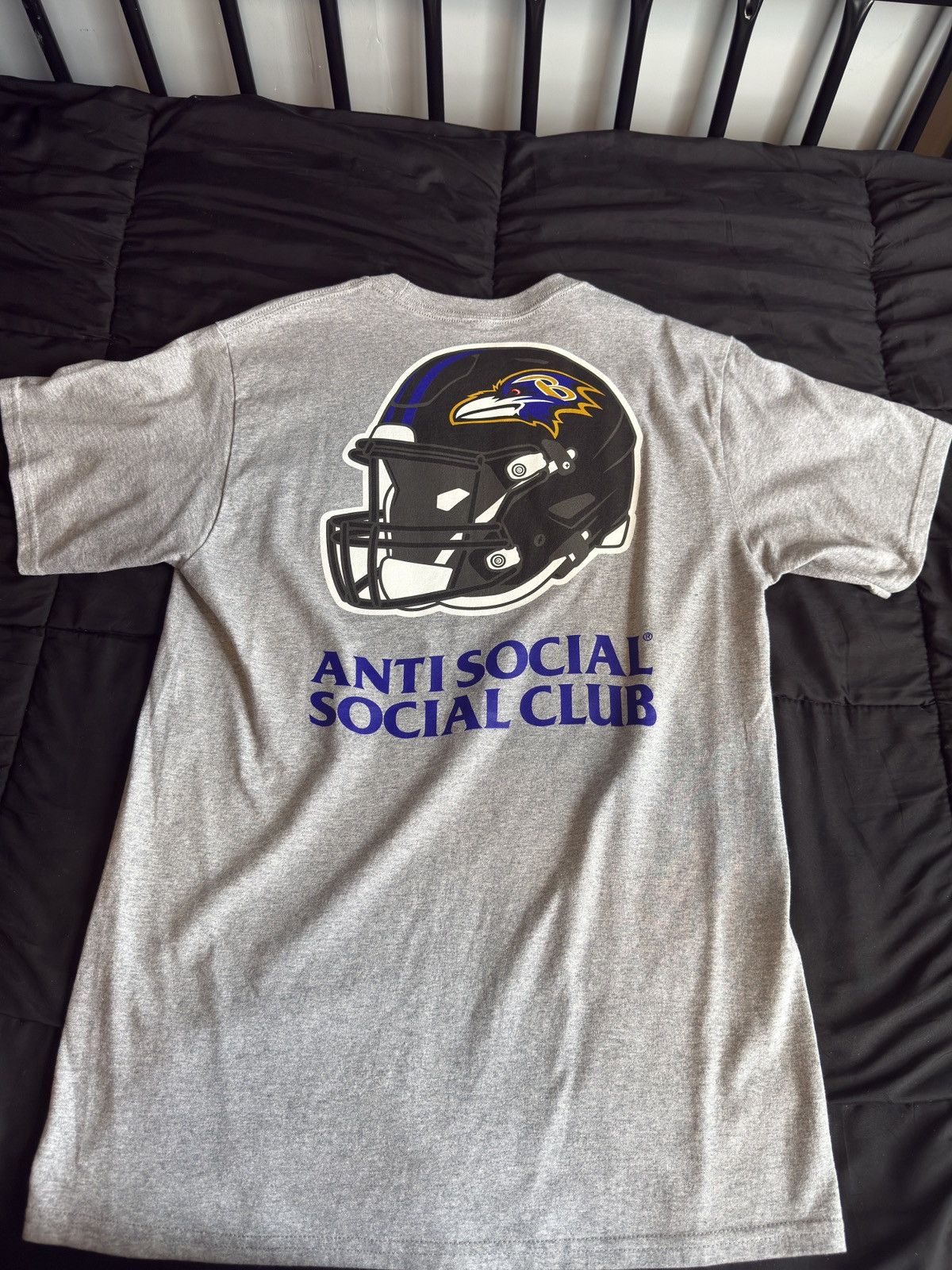 Anti Social Social Club Anti Social Social Club X NFL Ravens Tee Size US M / EU 48-50 / 2 - 2 Thumbnail
