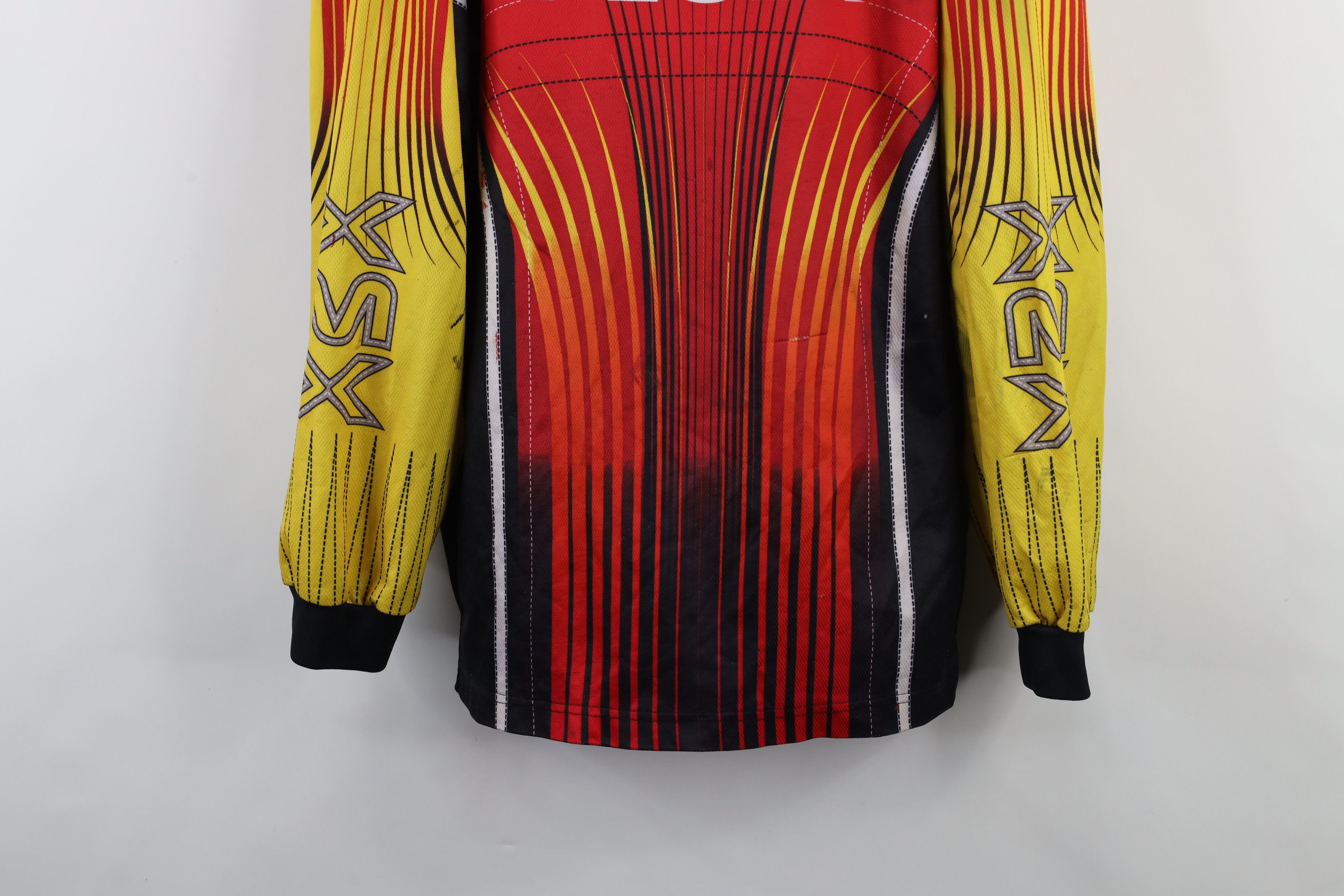 Vintage Vintage 90s Y2K Streetwear Long Sleeve Motocross Jersey Size US L / EU 52-54 / 3 - 3 Thumbnail