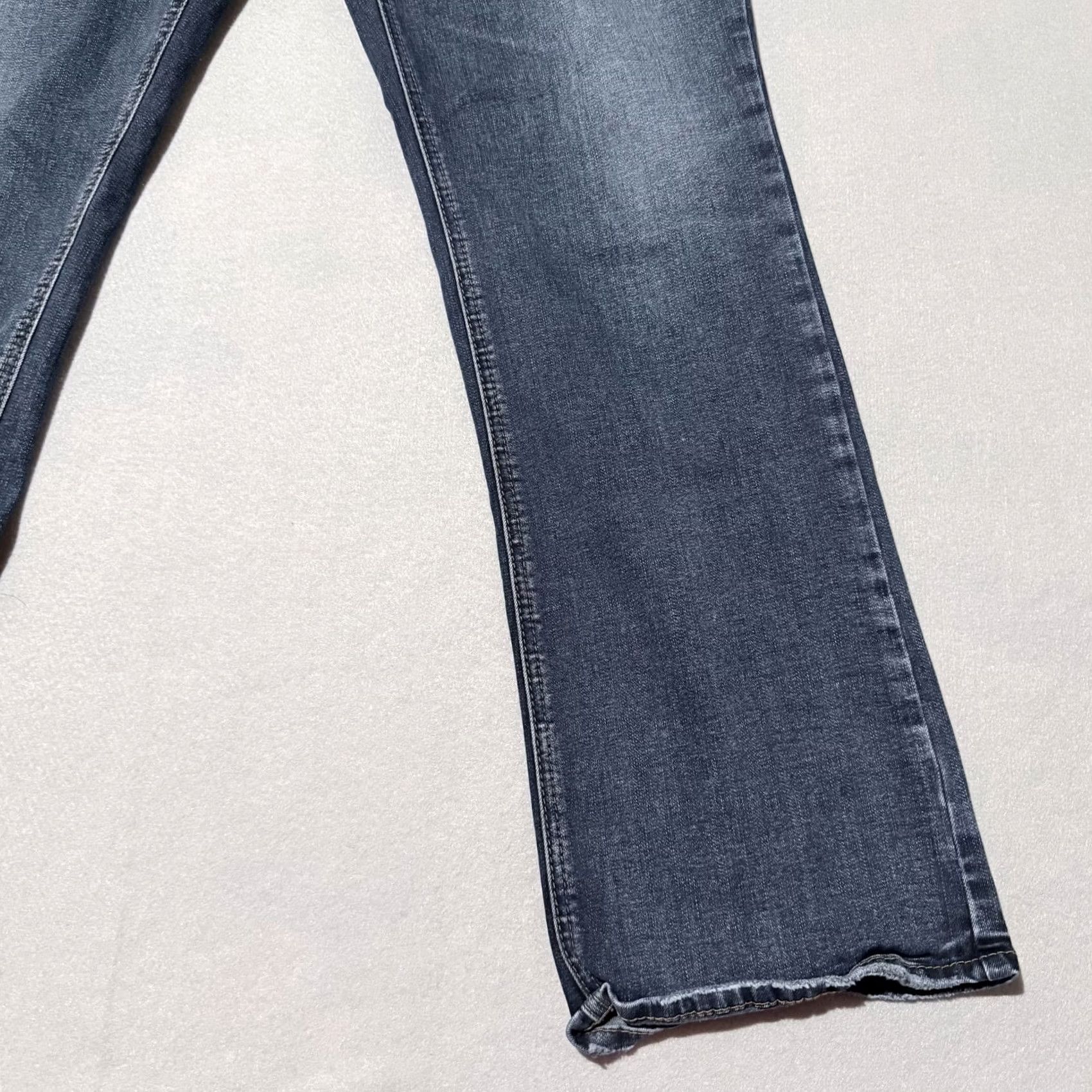 Silver Jeans Co. VINTAGE Silver Jeans Women’s Blue Denim Mid Rise Classic Straight Fit Zip Fly 34x29 Jeans Women Blue 90s Boys Girls Size 24" / US 00 / IT 34 - 6 Thumbnail