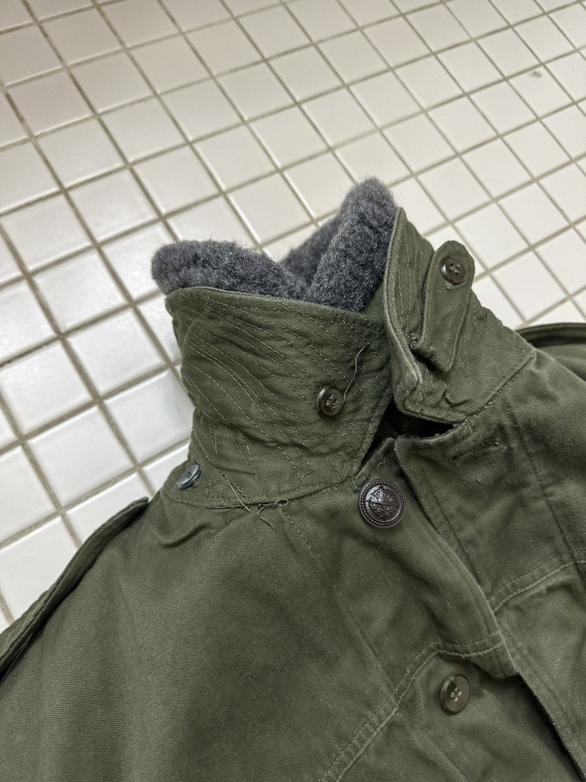 Vintage 60s Military Jacket liner with Shell Size US M / EU 48-50 / 2 - 10 Thumbnail