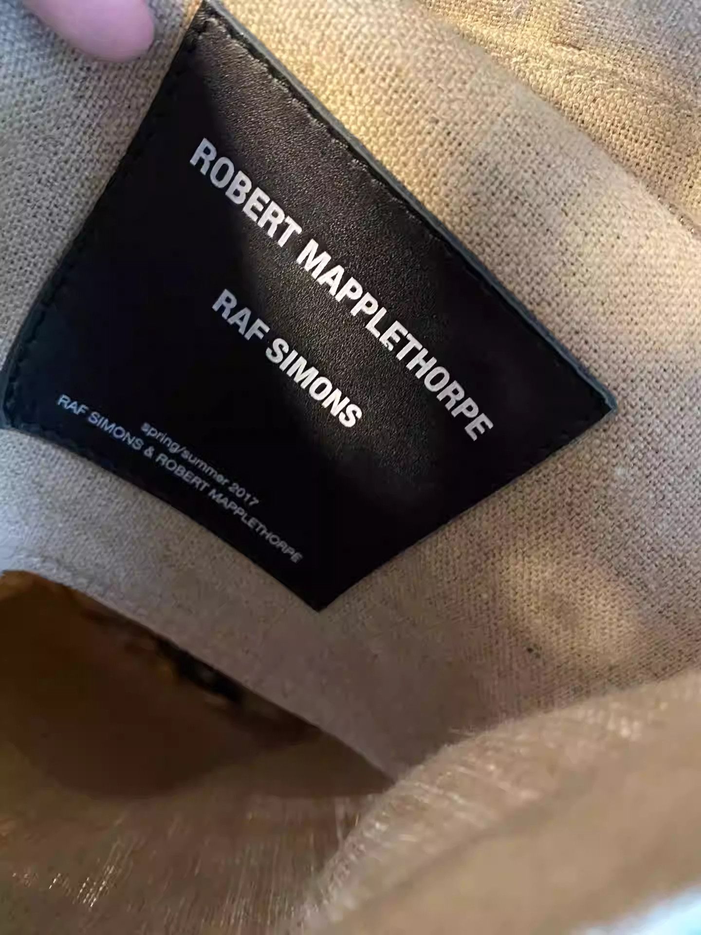 Raf Simons Raf Simons X Robert Mapplethorpe Tulip Burlap Bag Size ONE SIZE - 3 Thumbnail