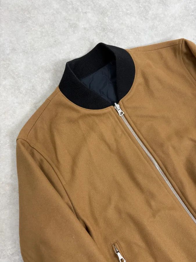 Dries Van Noten AW2015 Dries Van Noten Reversible Beige & Navy Bomber Jacket Size US M / EU 48-50 / 2 - 9 Thumbnail