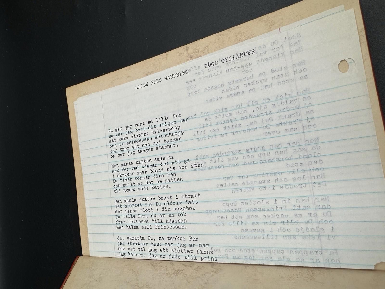 Other Rare 1936 Dan Andersson Visor och Ballader Book w/ Gyllander Size ONE SIZE - 4 Thumbnail