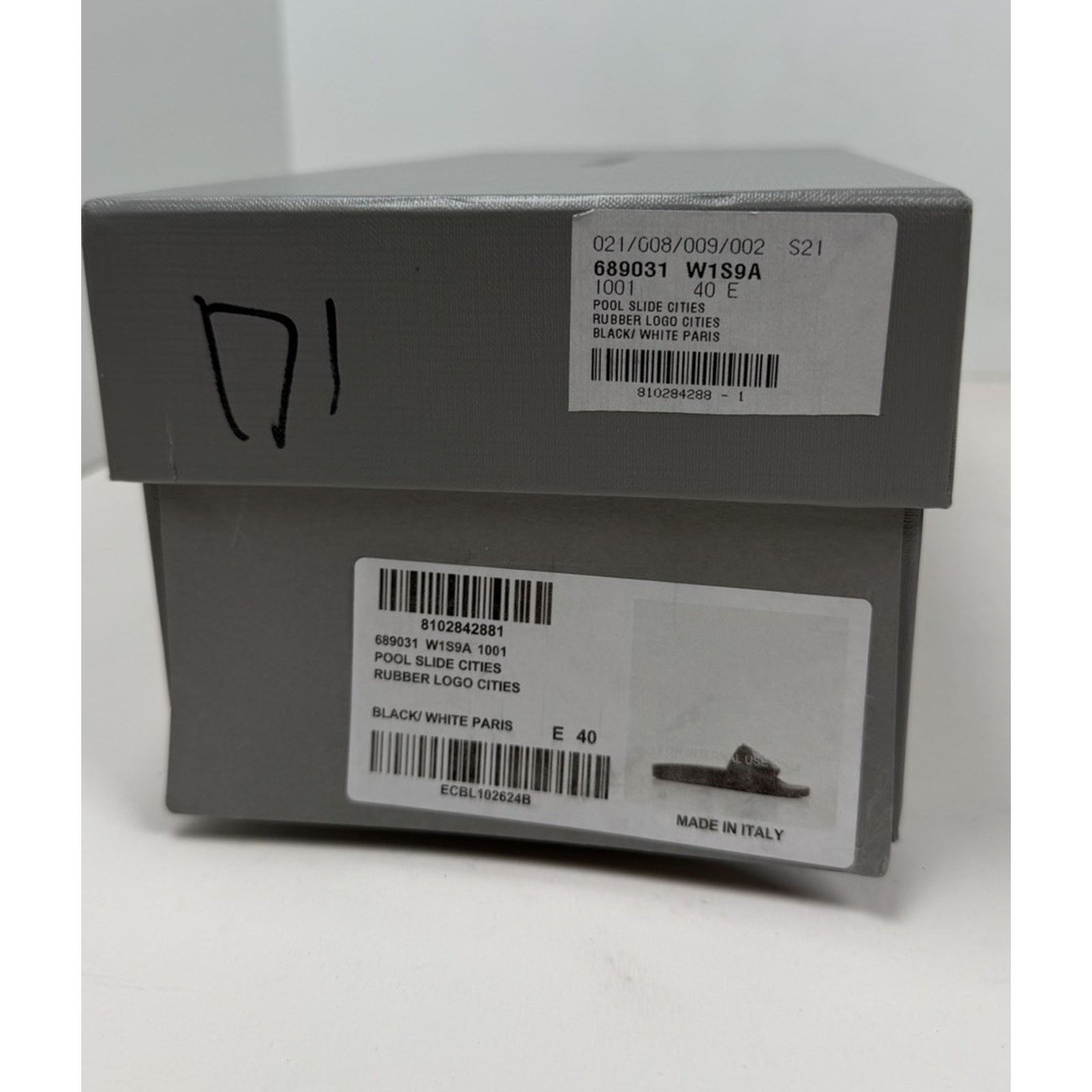 Balenciaga Size 40EU/7US - Balenciaga Black Rubber Sandals NEW Size US 7 / EU 40 - 8 Thumbnail