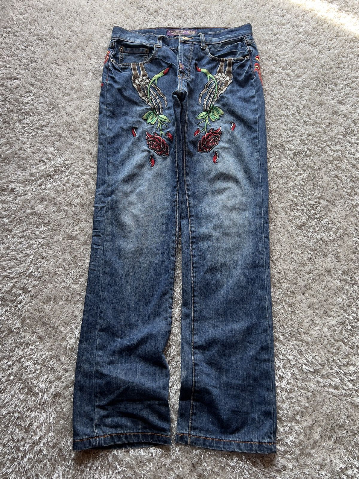 Christian Audigier Very rare Cristian Audigier jeans Size US 31 - 8 Thumbnail
