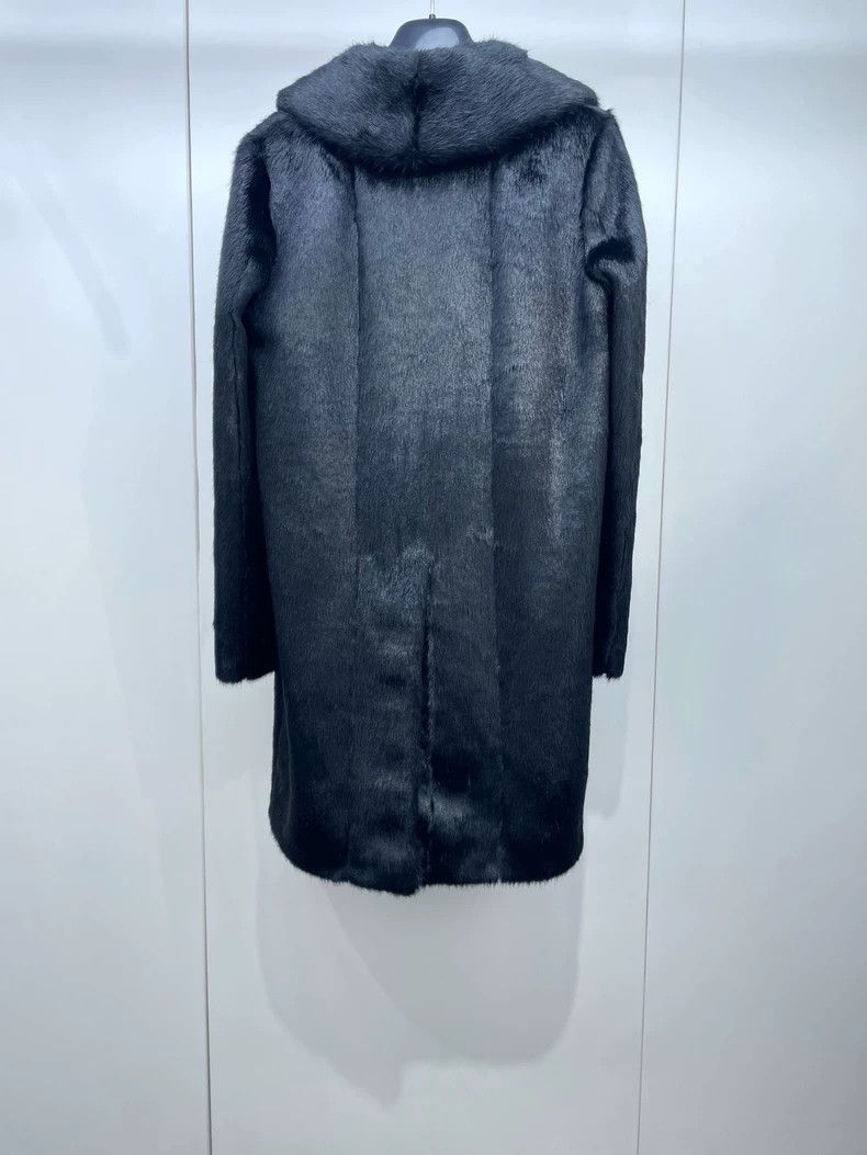 Saint Laurent Paris Saint Laurent Paris size 40 Black eco-friendly fur coat Size M / US 6-8 / IT 42-44 - 3 Thumbnail