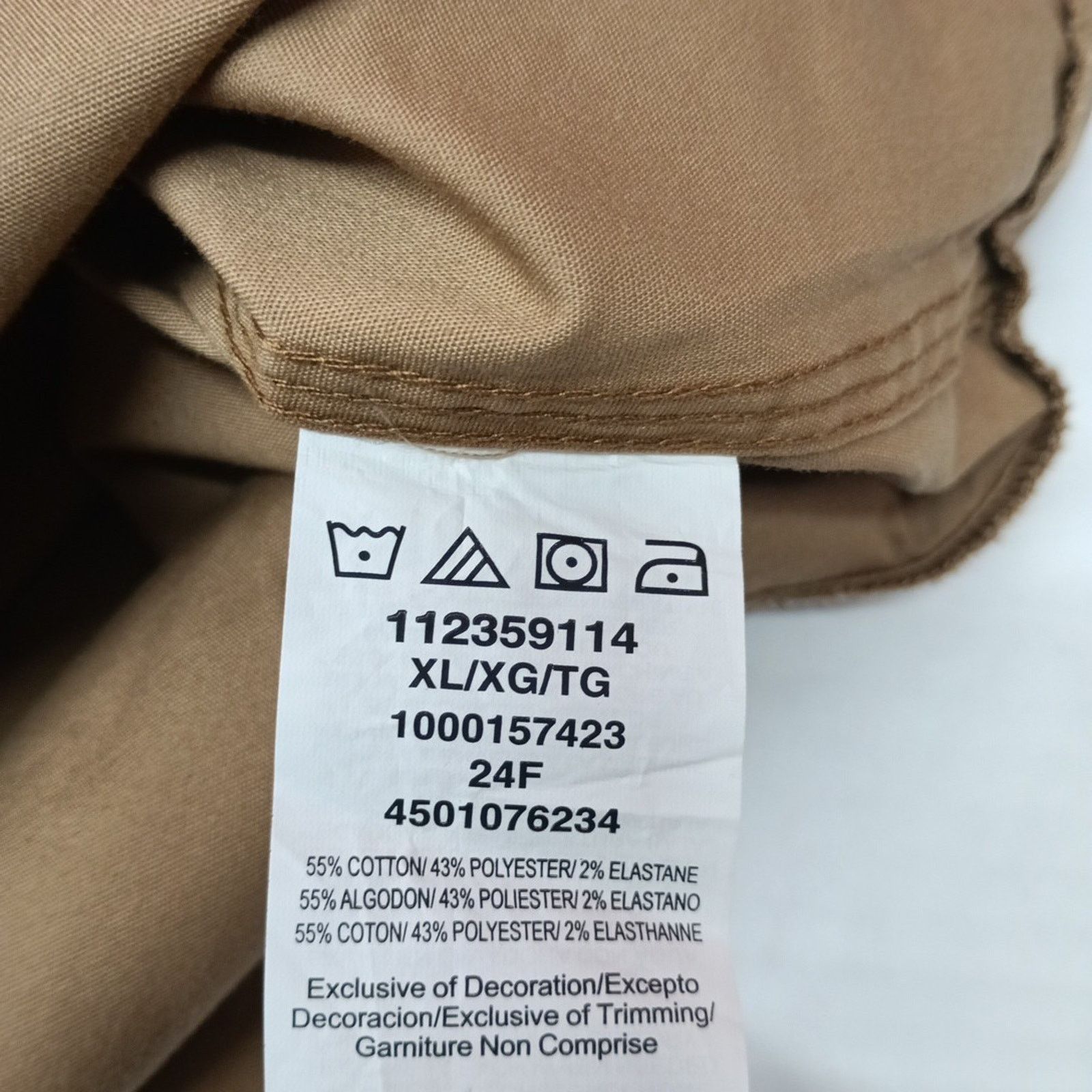 Wrangler Wrangler Big Men's Relaxed Fit Woven Shirt Size XL Brown Size US XL / EU 56 / 4 - 8 Thumbnail
