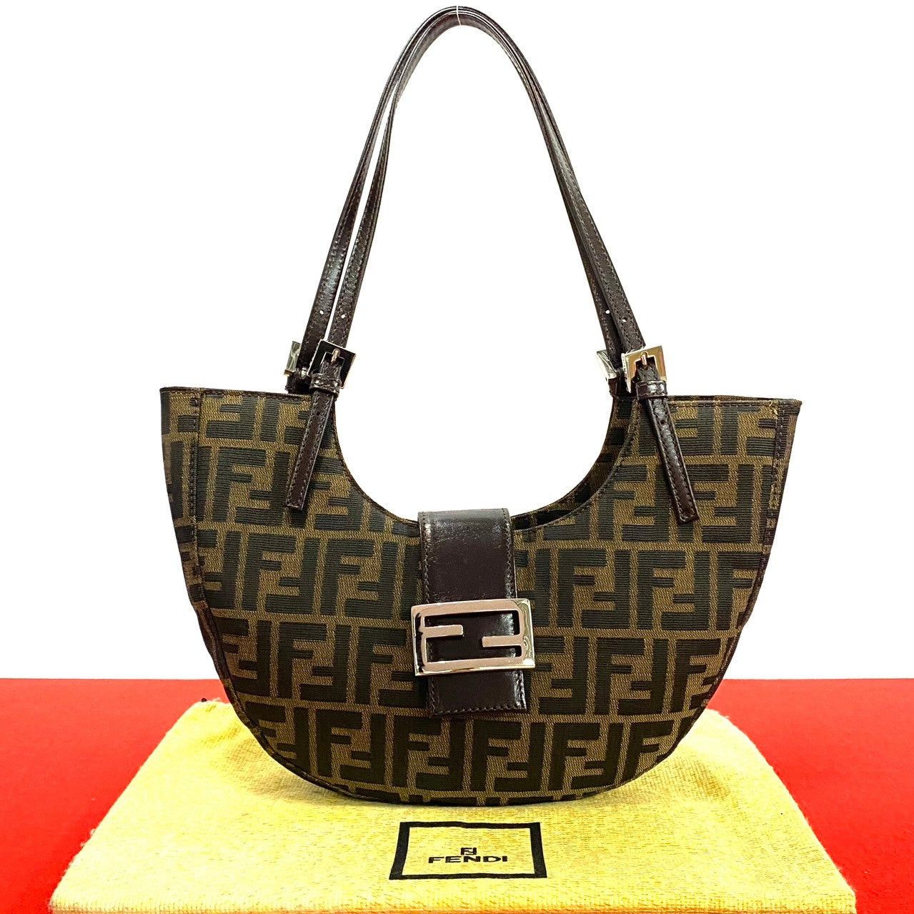 Fendi Fendi Tote Bag Brown Leather Size ONE SIZE - 1 Thumbnail