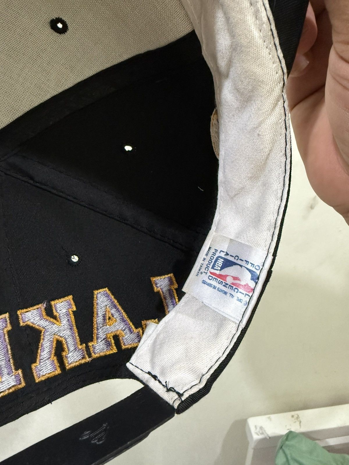 NBA 90’s Lakers Blockhead Snapback Size ONE SIZE - 8 Thumbnail