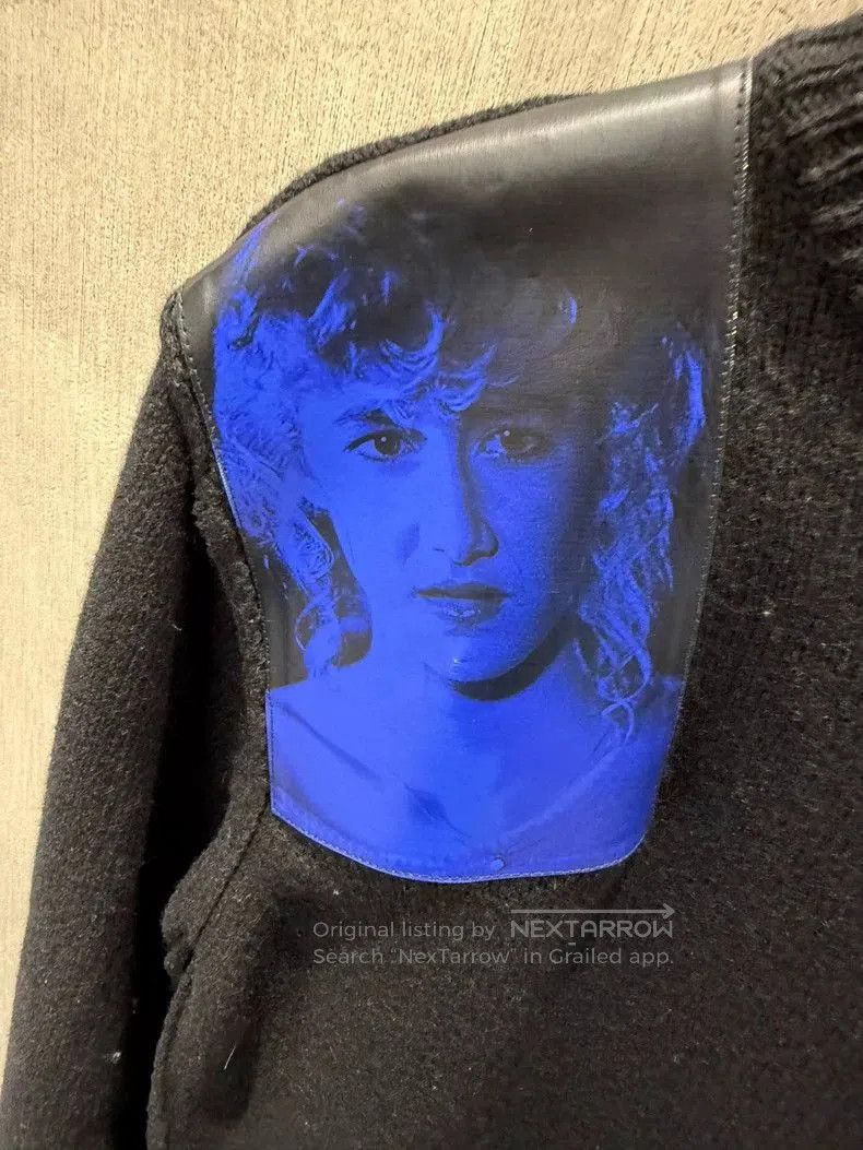Raf Simons Raf simons Blue velvet patch silhouette sweater. Size US S / EU 44-46 / 1 - 2 Thumbnail