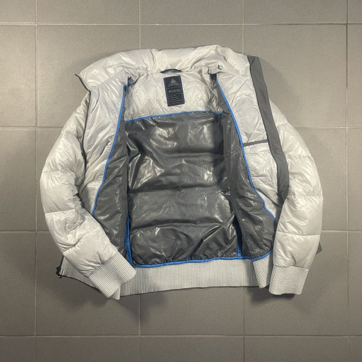 Columbia COLUMBIA Omni-Heat White Puffer Jacket removable hood M Size M / US 6-8 / IT 42-44 - 6 Thumbnail