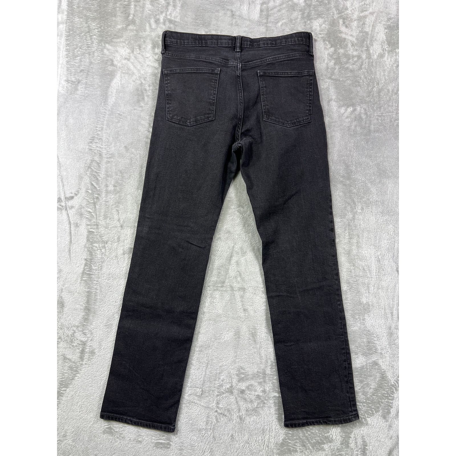 Old Navy Old Navy Women's 16 Straight Built-In Flex Black Jeans Size 38" / US 16 / IT 52 - 2 Thumbnail
