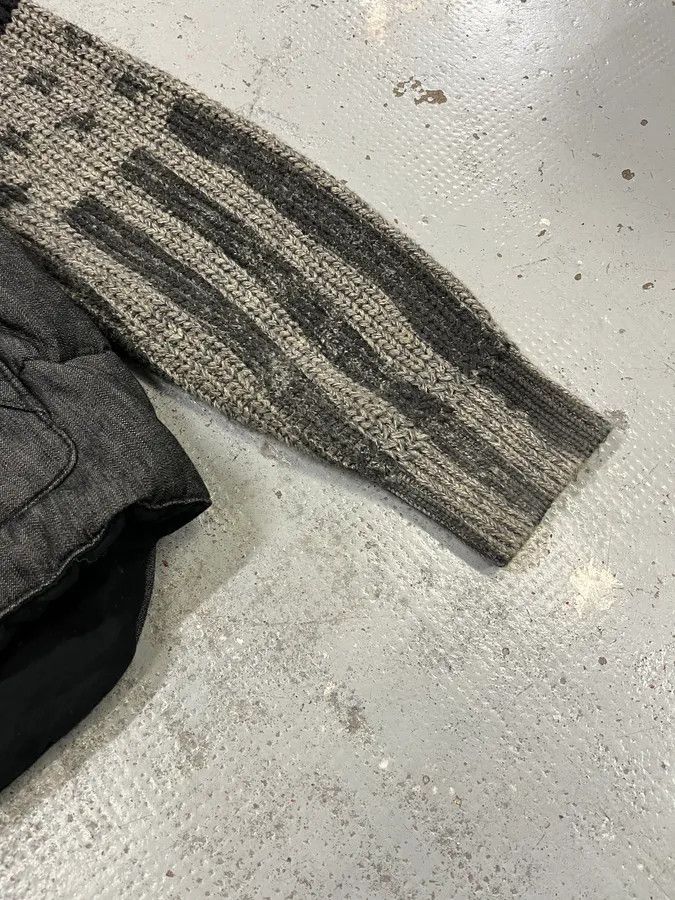 Polo Ralph Lauren 2010s Ralph Lauren USA Flag Grey Hybrid Wool Puffer Jacket Size US XL / EU 56 / 4 - 5 Thumbnail