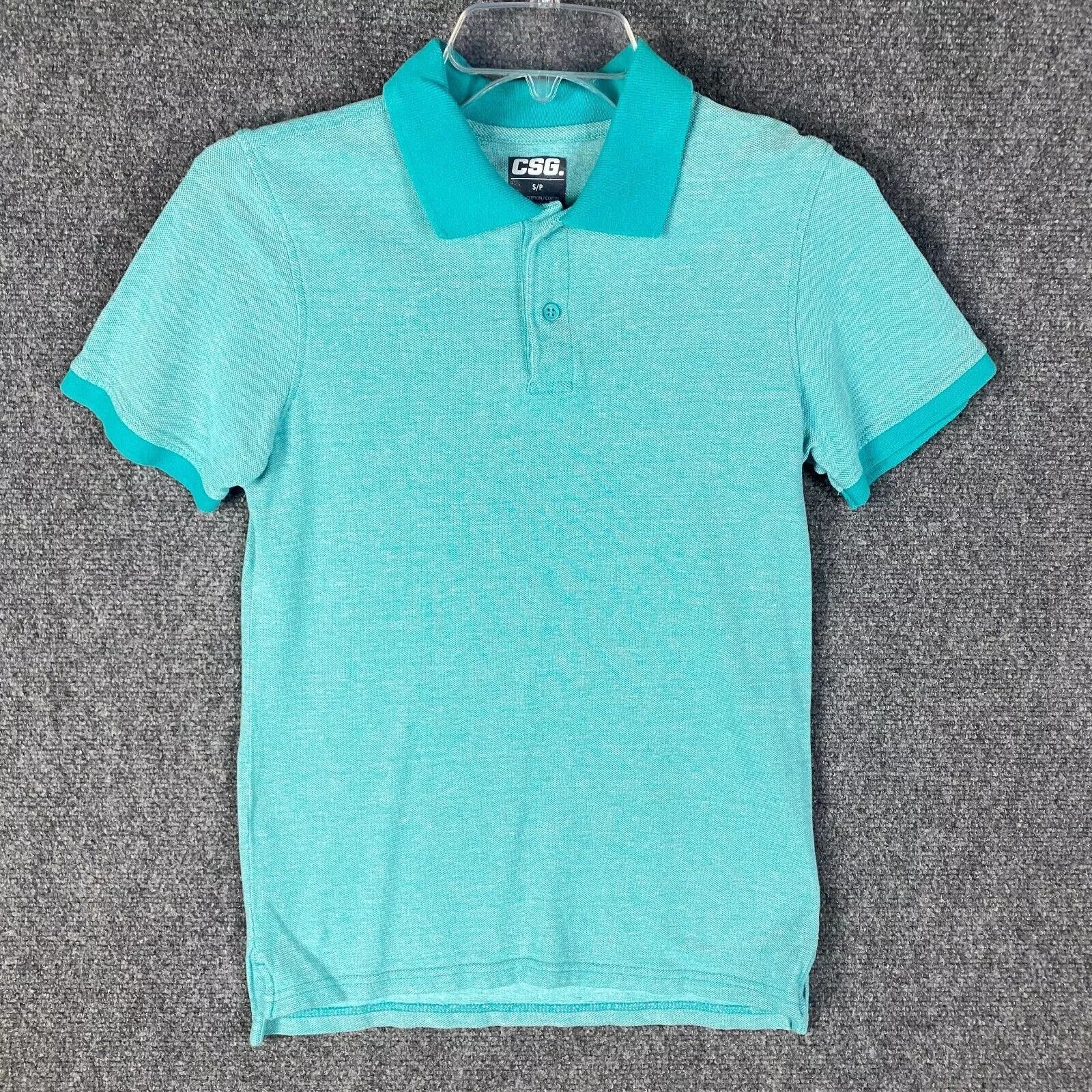 CSG CSG Polo Men's Small Short Sleeve Shirt Blue 100% Cotton S Size US S / EU 44-46 / 1 - 1 Thumbnail