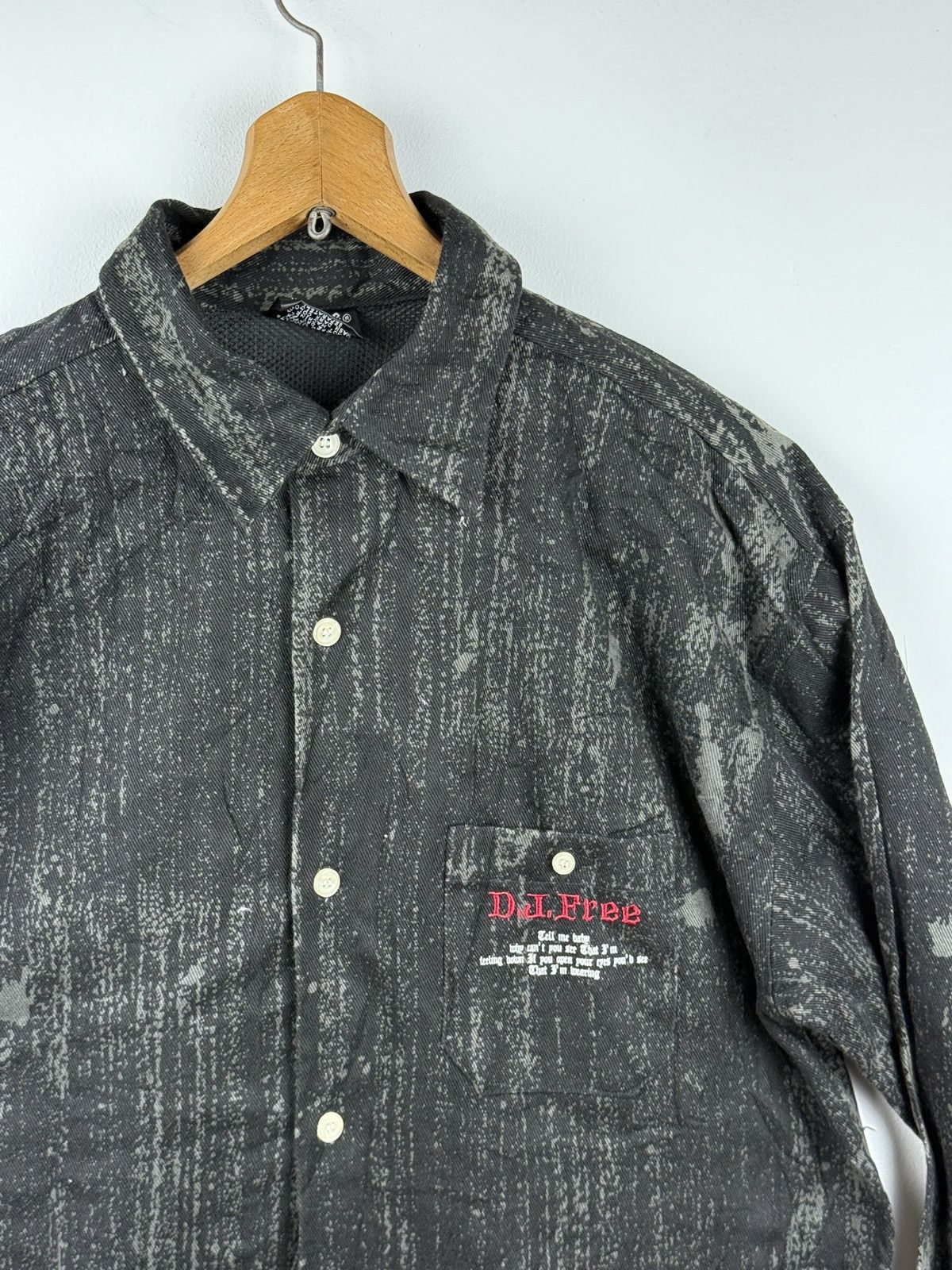 Designer D.J.Free y2k style long sleeve shirt Size US M / EU 48-50 / 2 - 3 Thumbnail