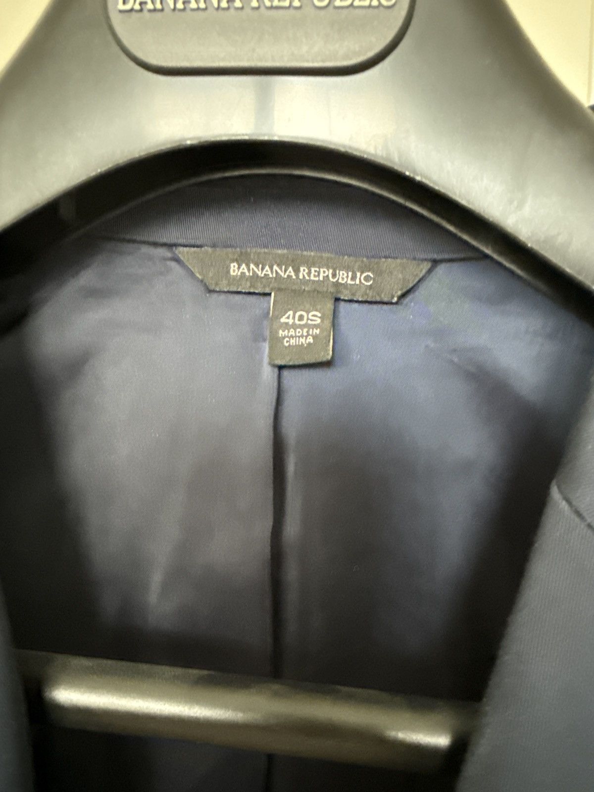 Banana Republic Banana Republic Navy Blazer Size 40S - 3 Thumbnail