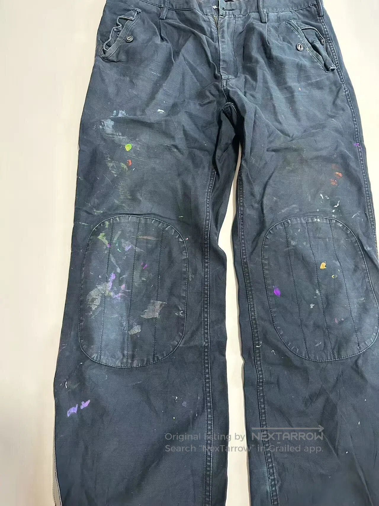 Final Home vintage pants with splatter paint design. Size US 34 / EU 50 - 4 Thumbnail