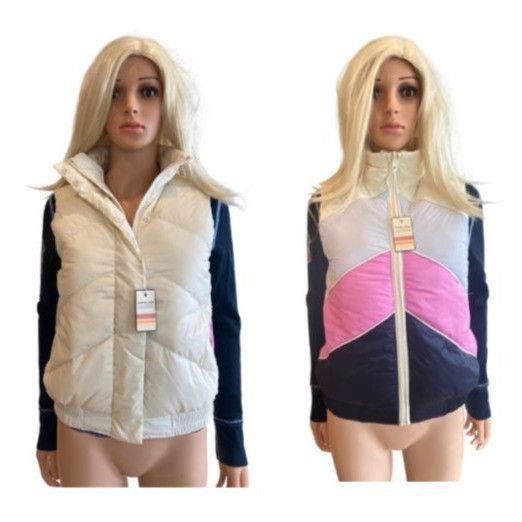 Marine Layer NWT Marine Layer XS Reversible Antuco Puffer Vest Ivory Pink Size XS / US 0-2 / IT 36-38 - 1 Thumbnail
