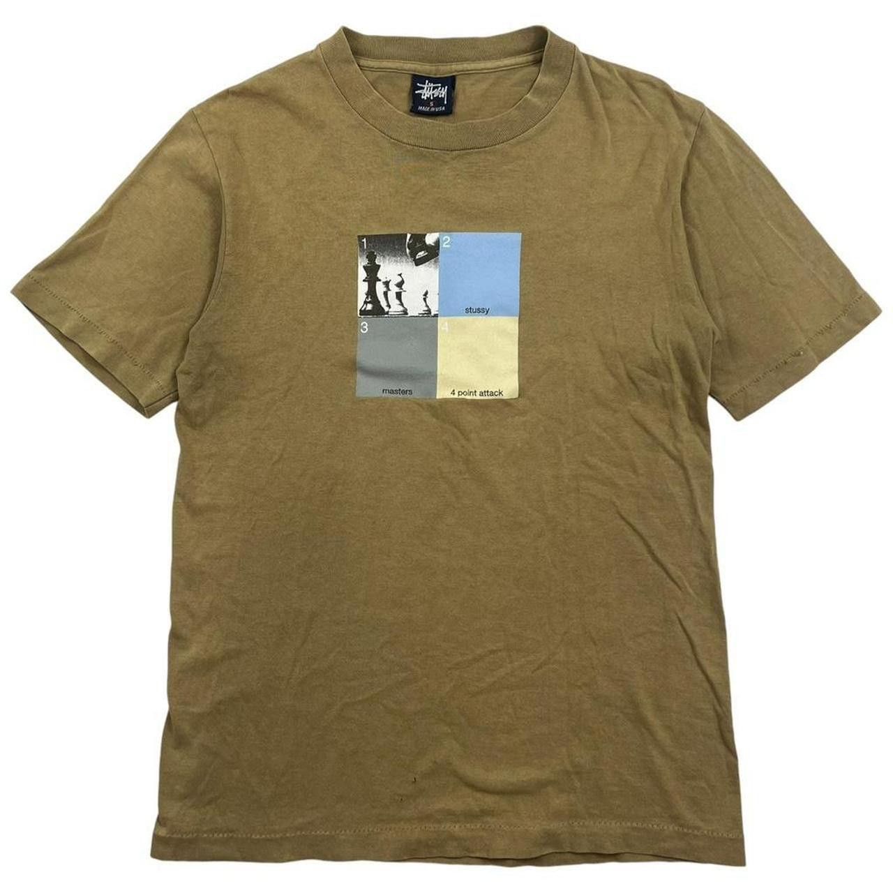 Stussy Vintage 90s Stussy Chess T-Shirt - Small Size US S / EU 44-46 / 1 - 1 Thumbnail