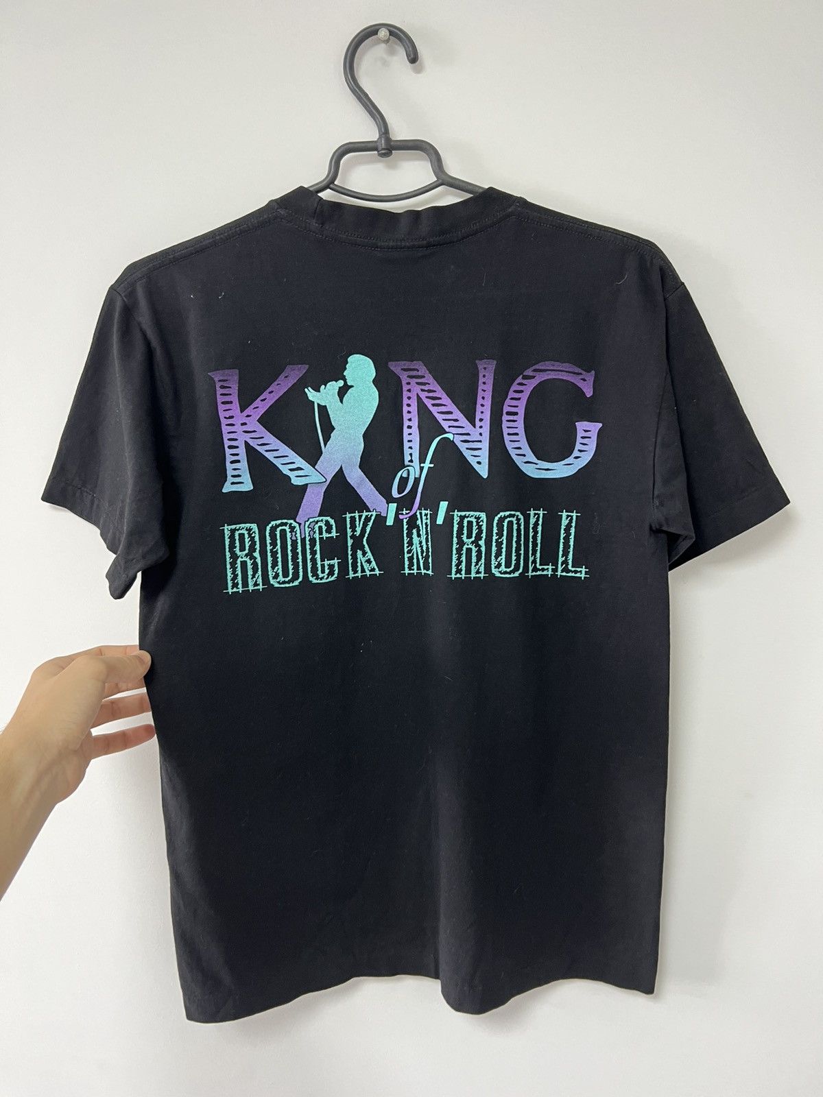 Vintage Vintage 90’s Elvis Presley Rock n Roll King Mens Rare sz M Size US M / EU 48-50 / 2 - 13 Thumbnail