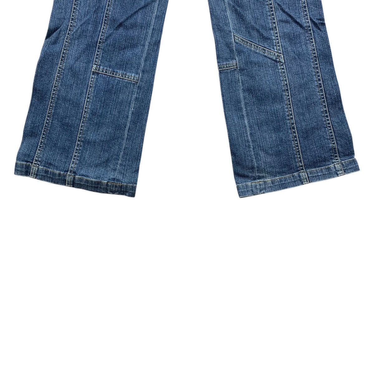 Sonia Rykiel × Vintage Vintage SONIA RYKIEL women flared reconstructed blue jeans Size 30" / US 8 / IT 44 - 14 Thumbnail